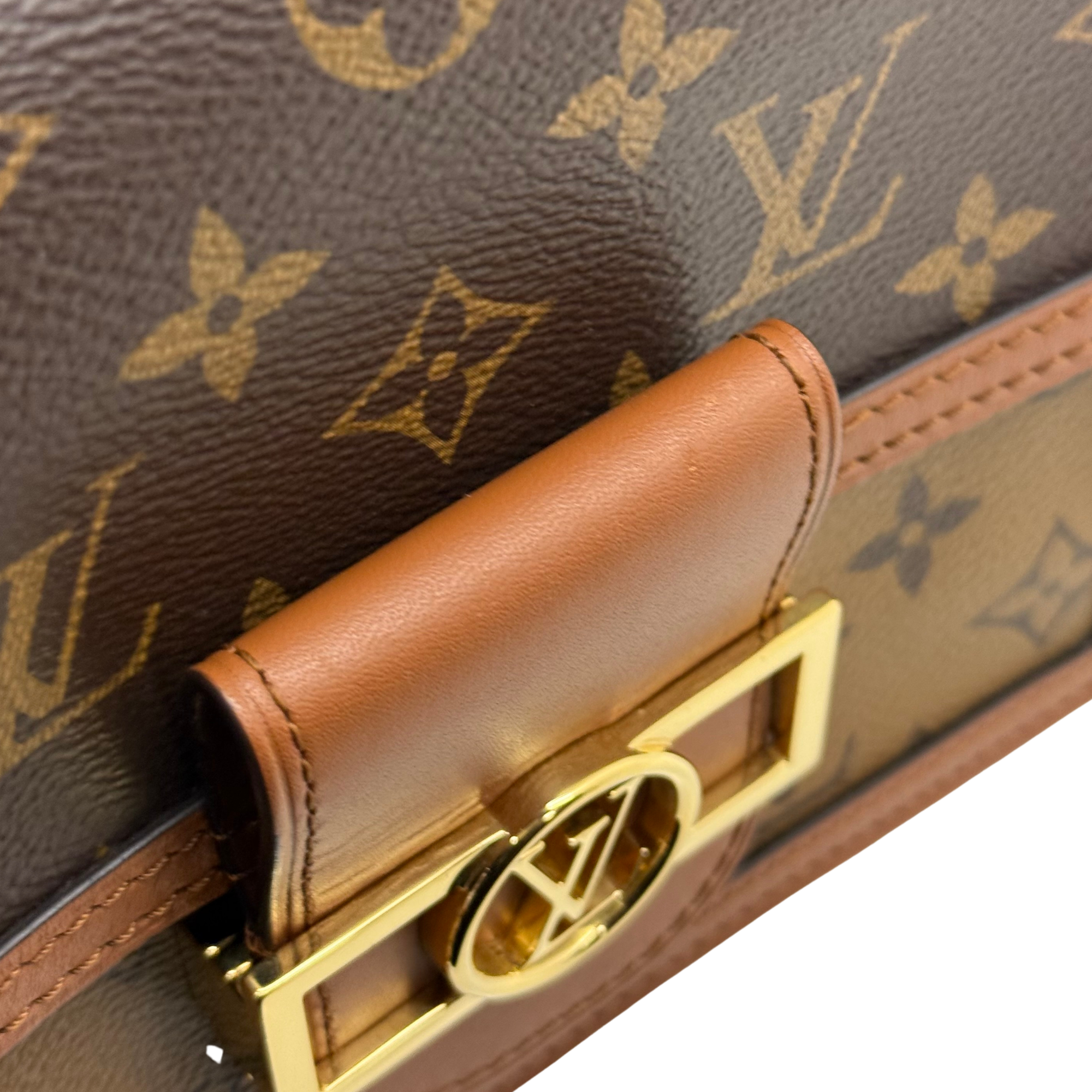 Louis Vuitton Dauphine Shoulder Bag Reverse Monogram Canvas Mini crossbody bag (pre-owned)