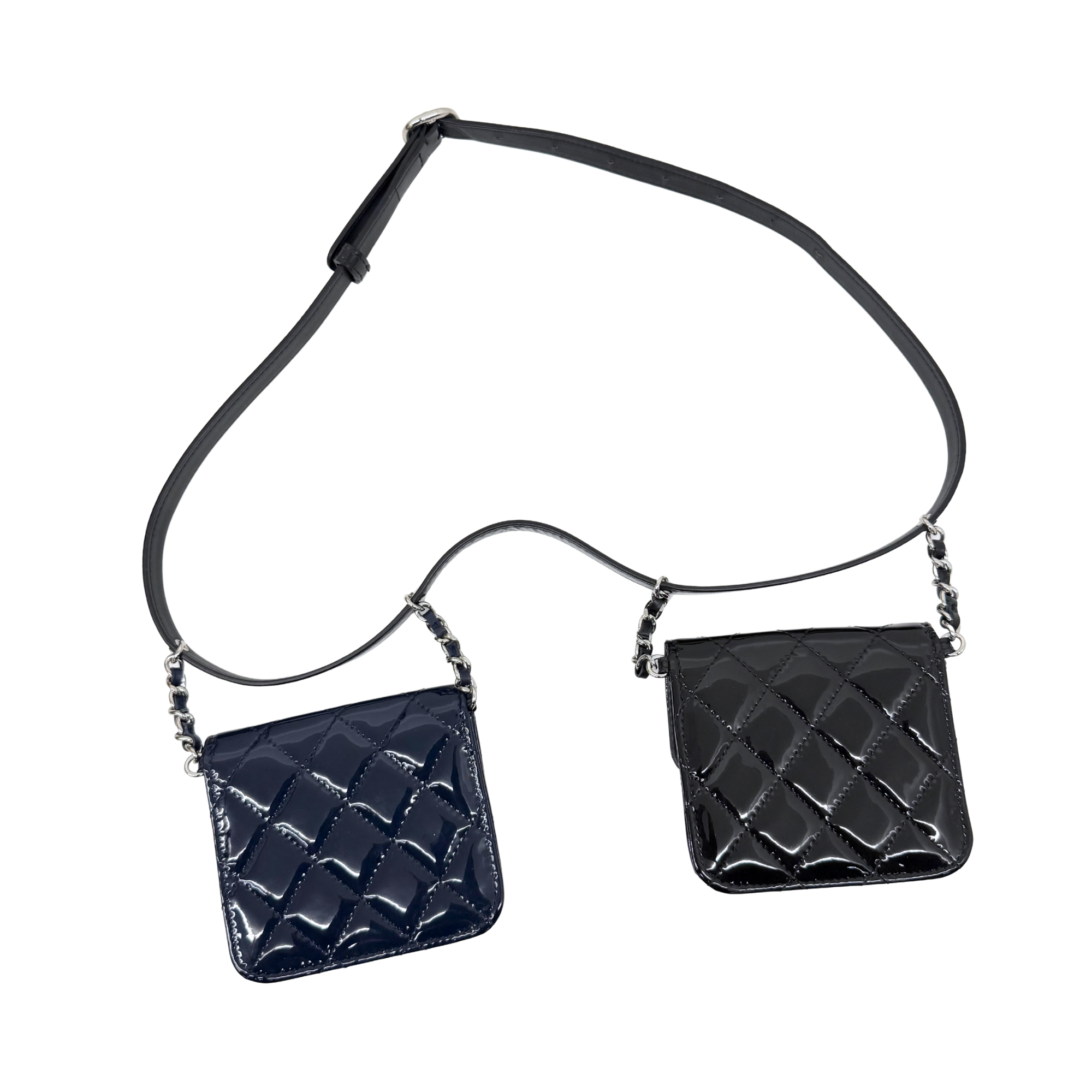 Chanel two small belt bag