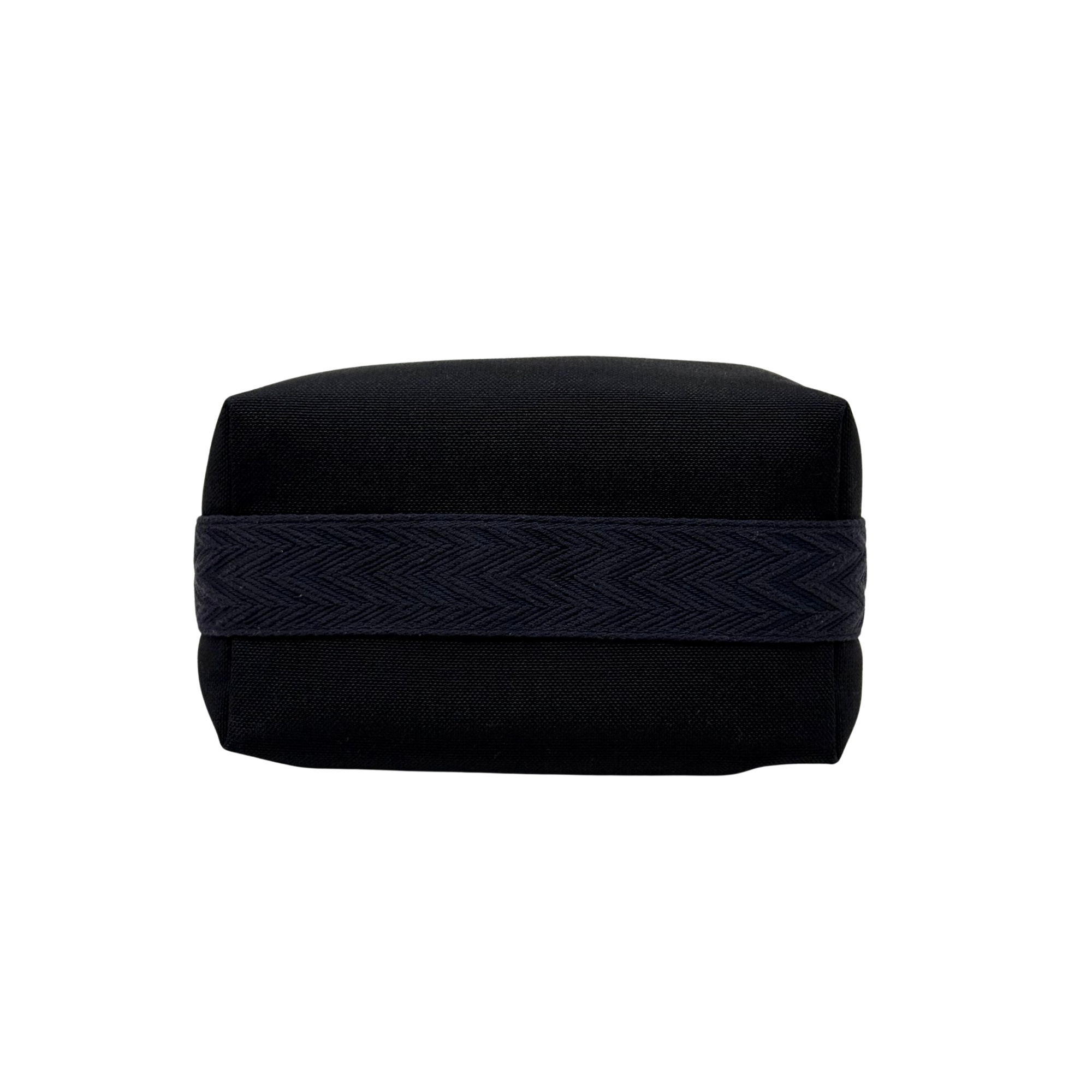 Hermès Bleu Nuit Canvas Small Bride-A-Brac Pouch (pre-owned)