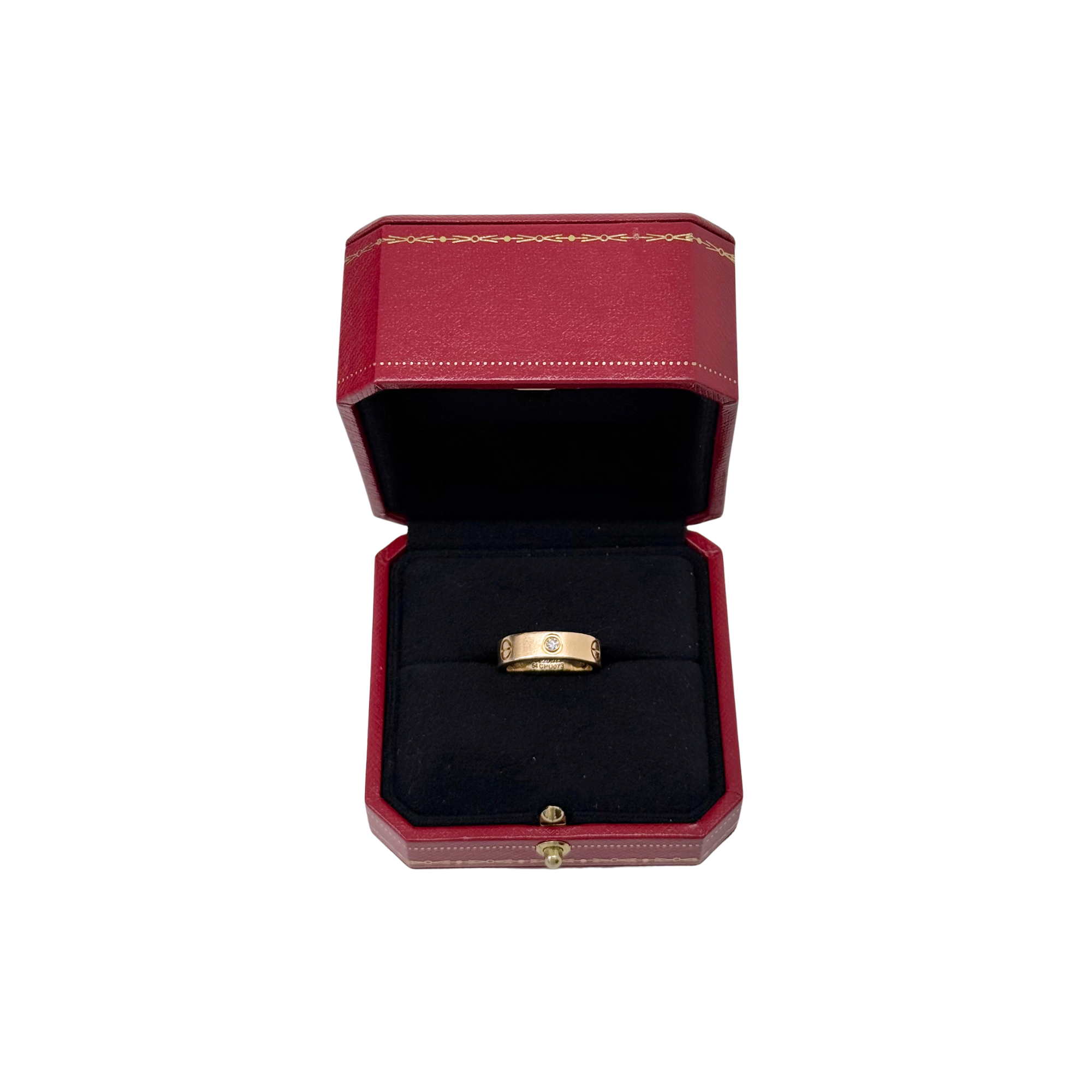 Cartier Love Ring 18k Yellow Gold with 3 Diamonds (pre-owned)