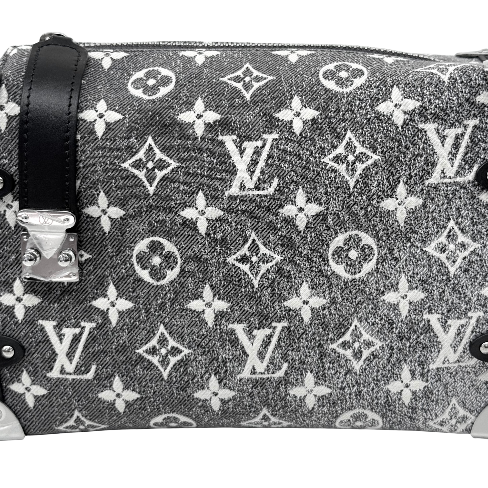 Louis Vuitton Monogram Jacquard Denim Side Trunk Grey (brand new)