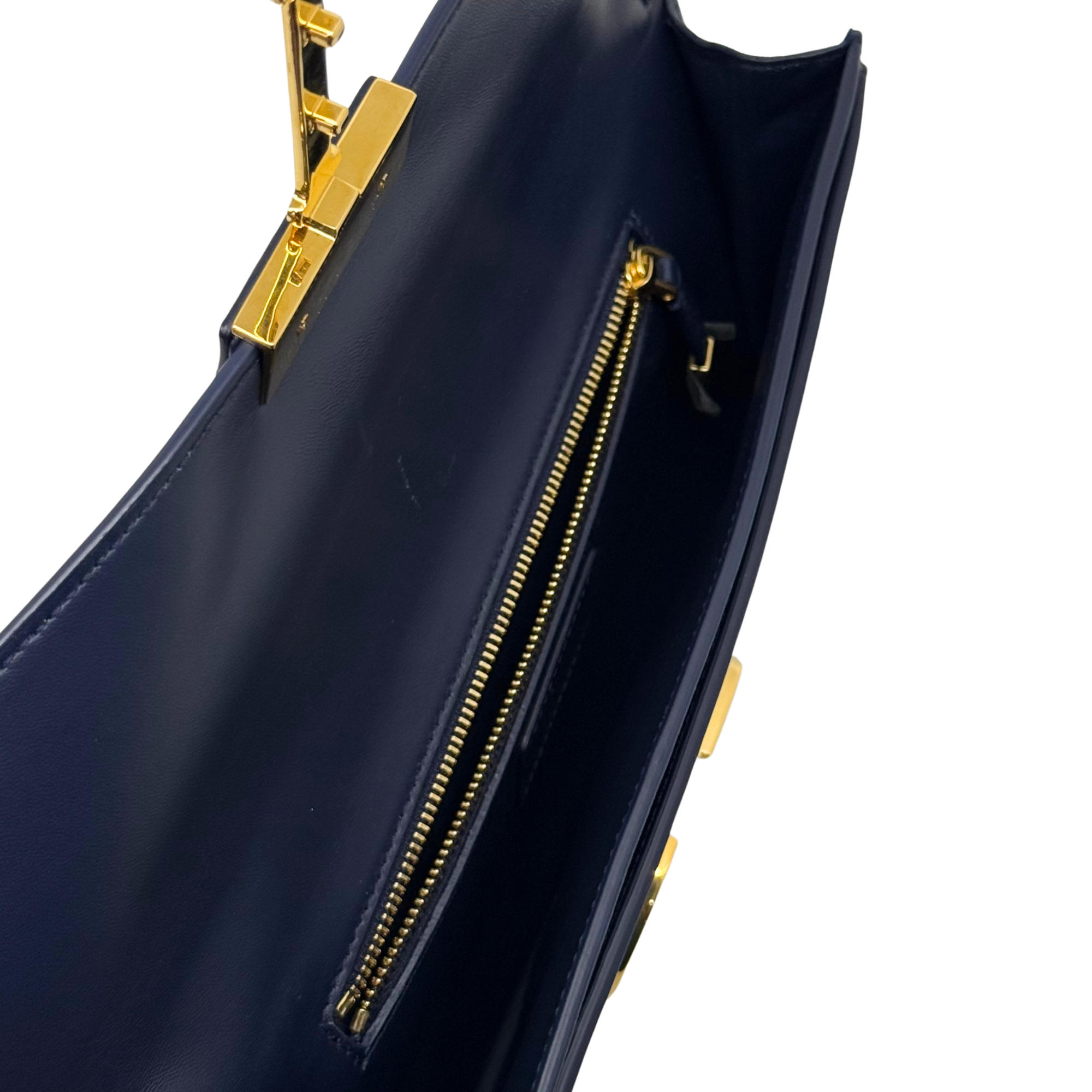 Dior Leather Montaigne 30 Clutch with Chain crossbody bag (pre-owned)