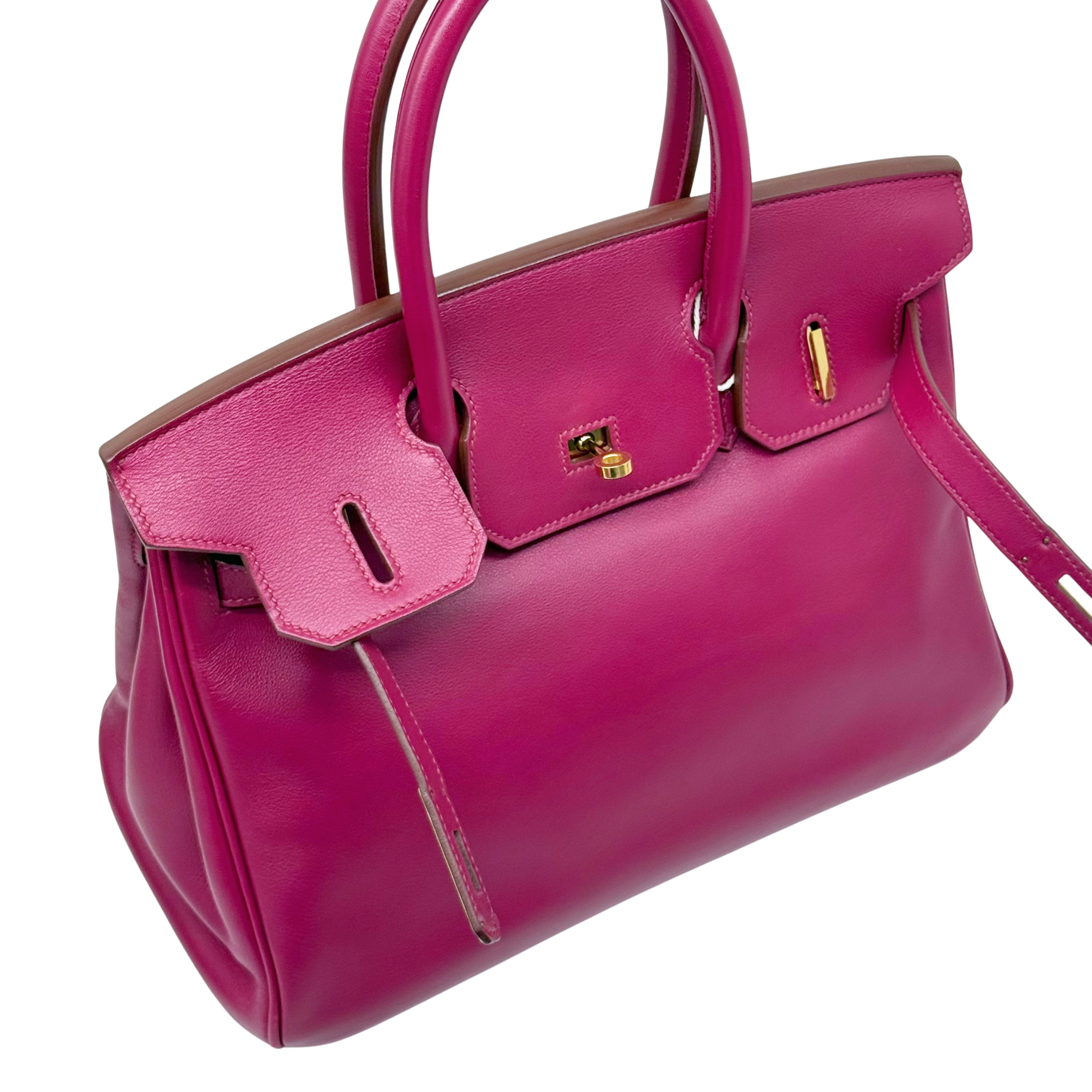 Hermes magenta birkin
