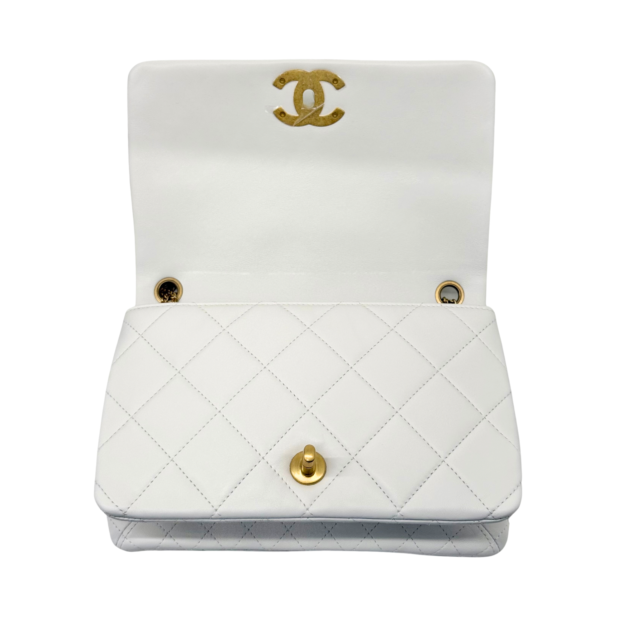 Chanel white bag