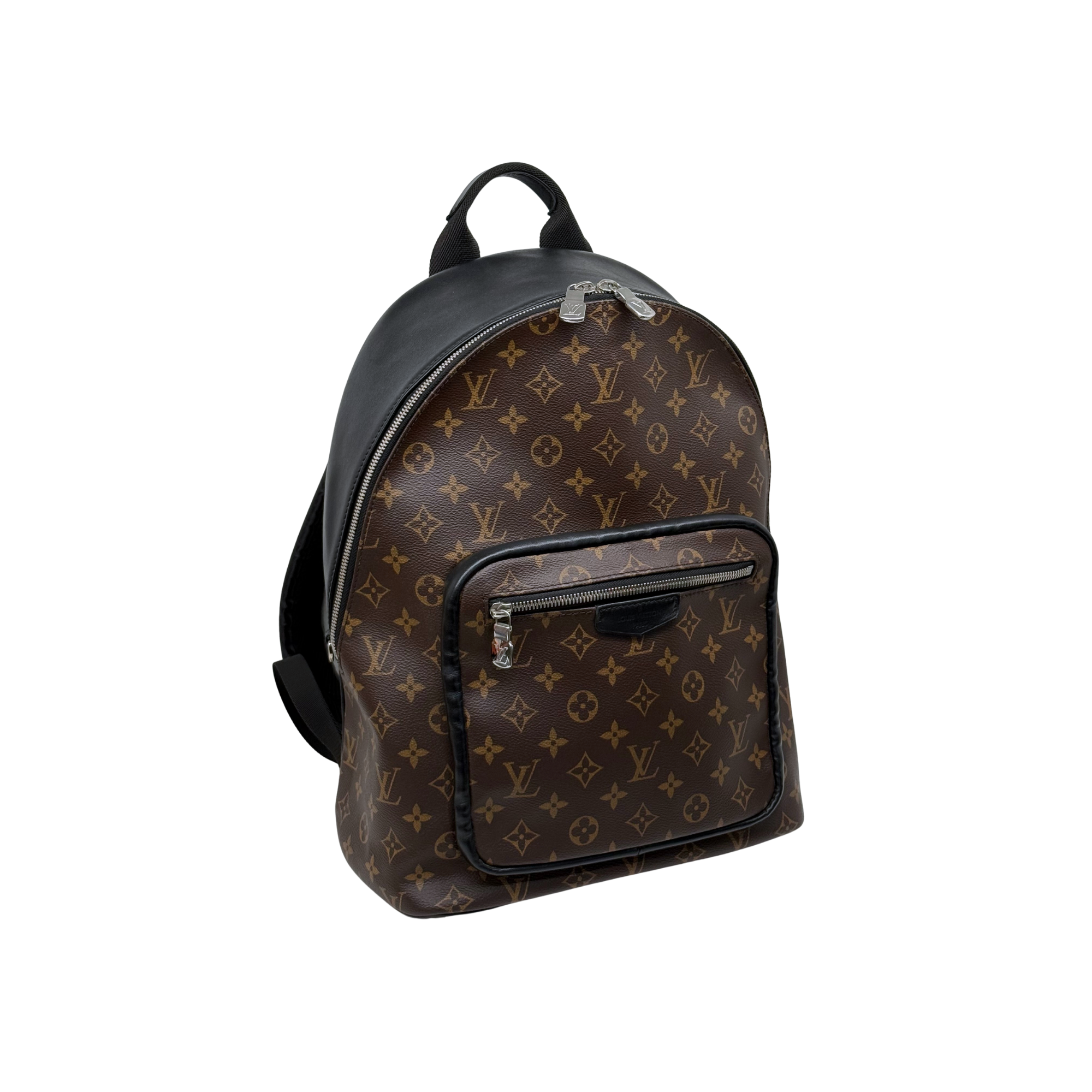 Louis Vuitton Josh PM Brown Monogram Macassar Canvas Backpack Bag (pre-owned)