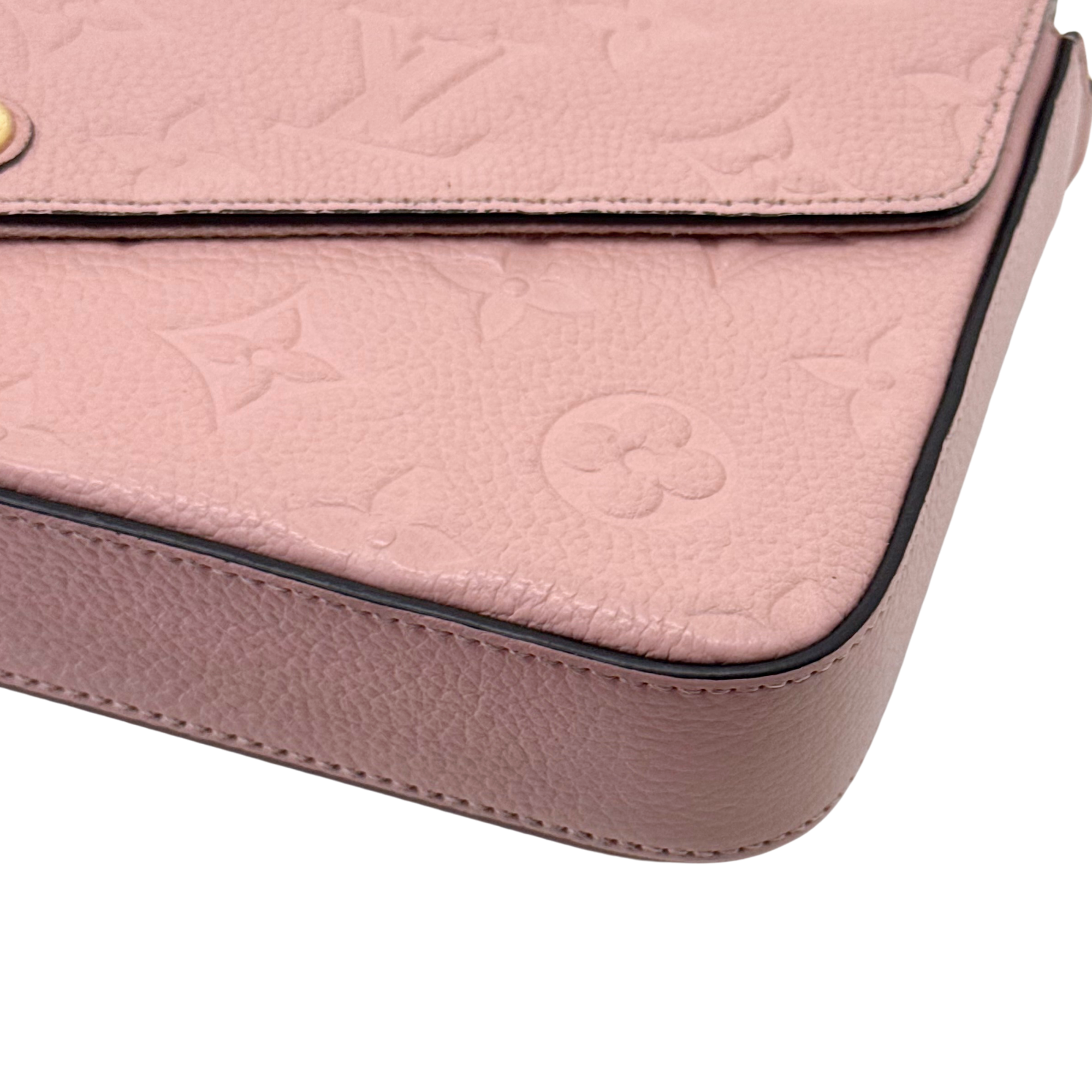 Louis Vuitton Pink Felicie Pochette Monogram Empreinte Leather crossbody bag (pre-owned)