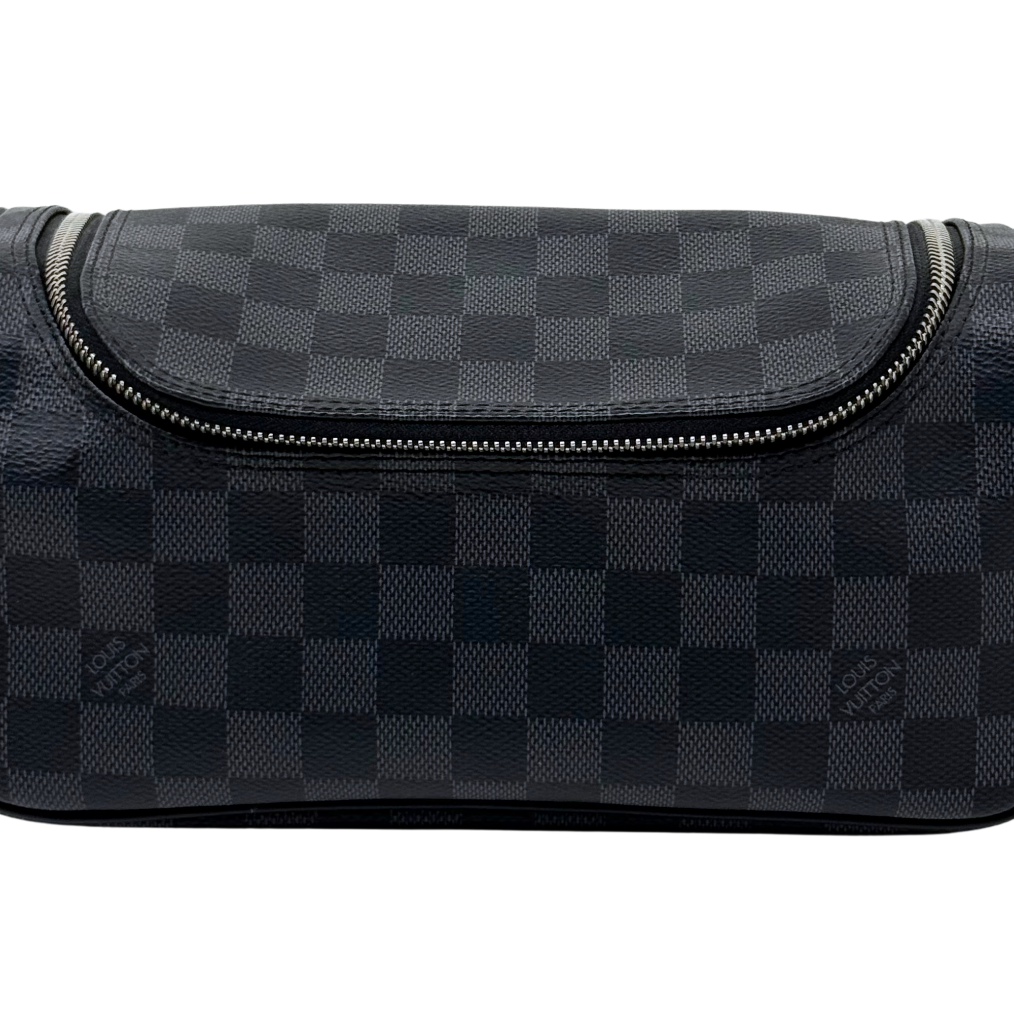 Louis Vuitton Damier Graphite Toiletry Pouch clutch bag black (brand new)
