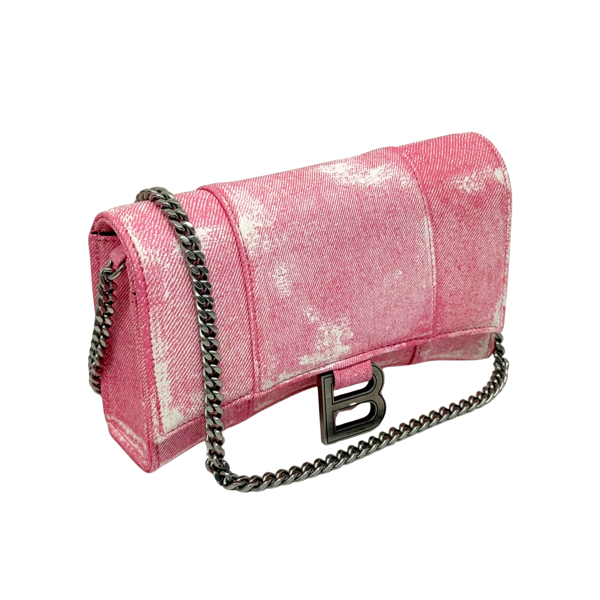 Balenciaga denim pink