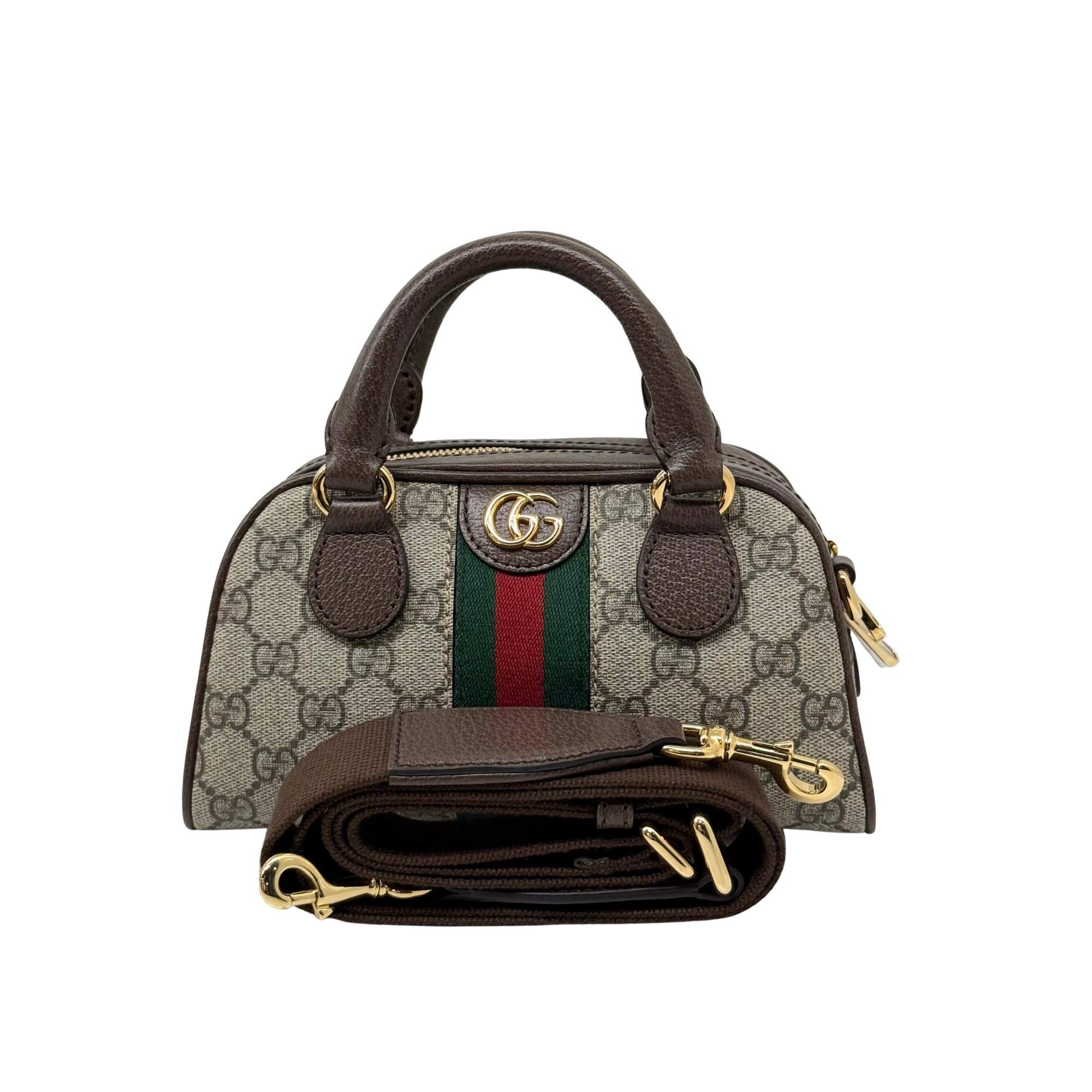 Gucci Mini Ophidia Top-handle Bag in GG Supreme Canvas (brand new)