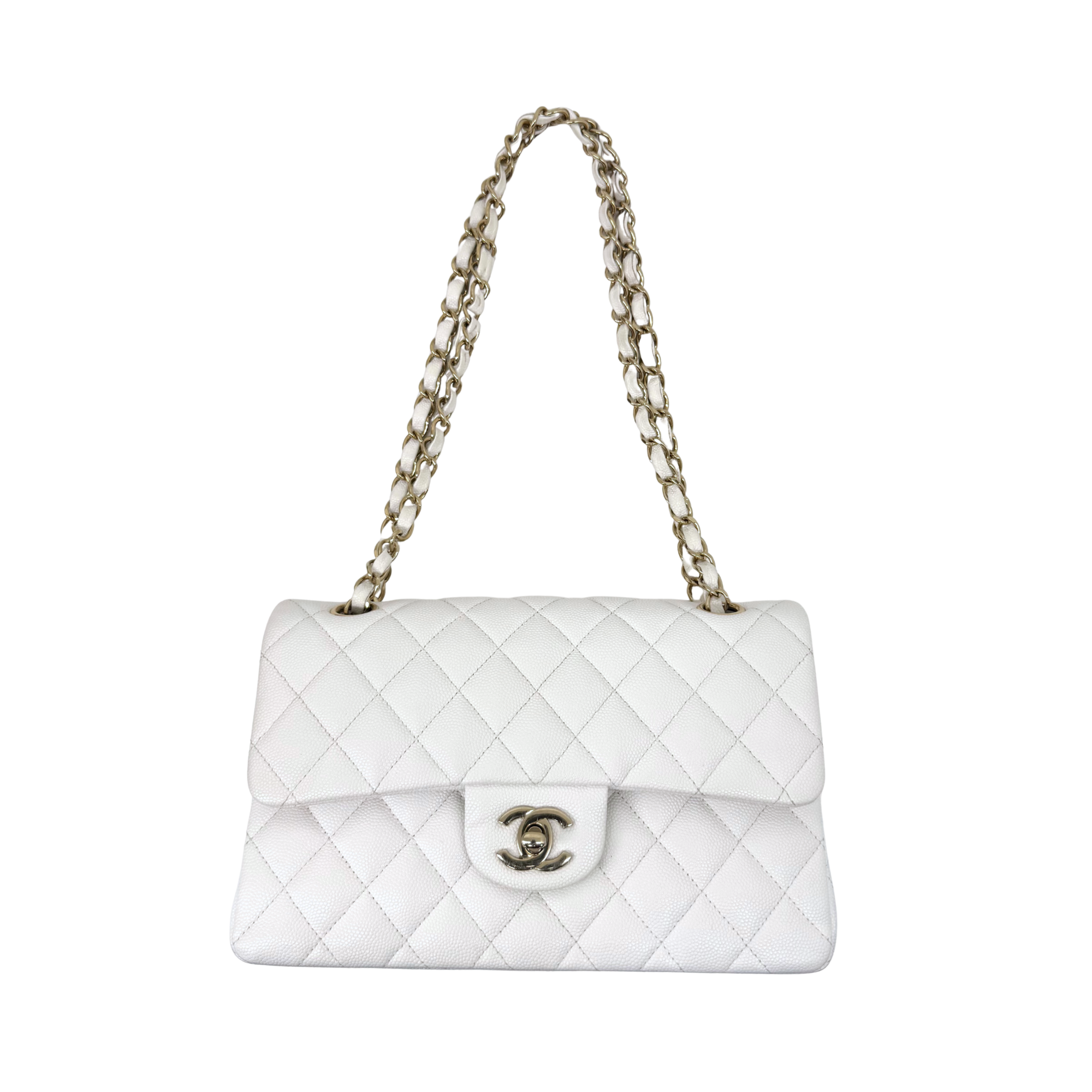 Chanel white bag