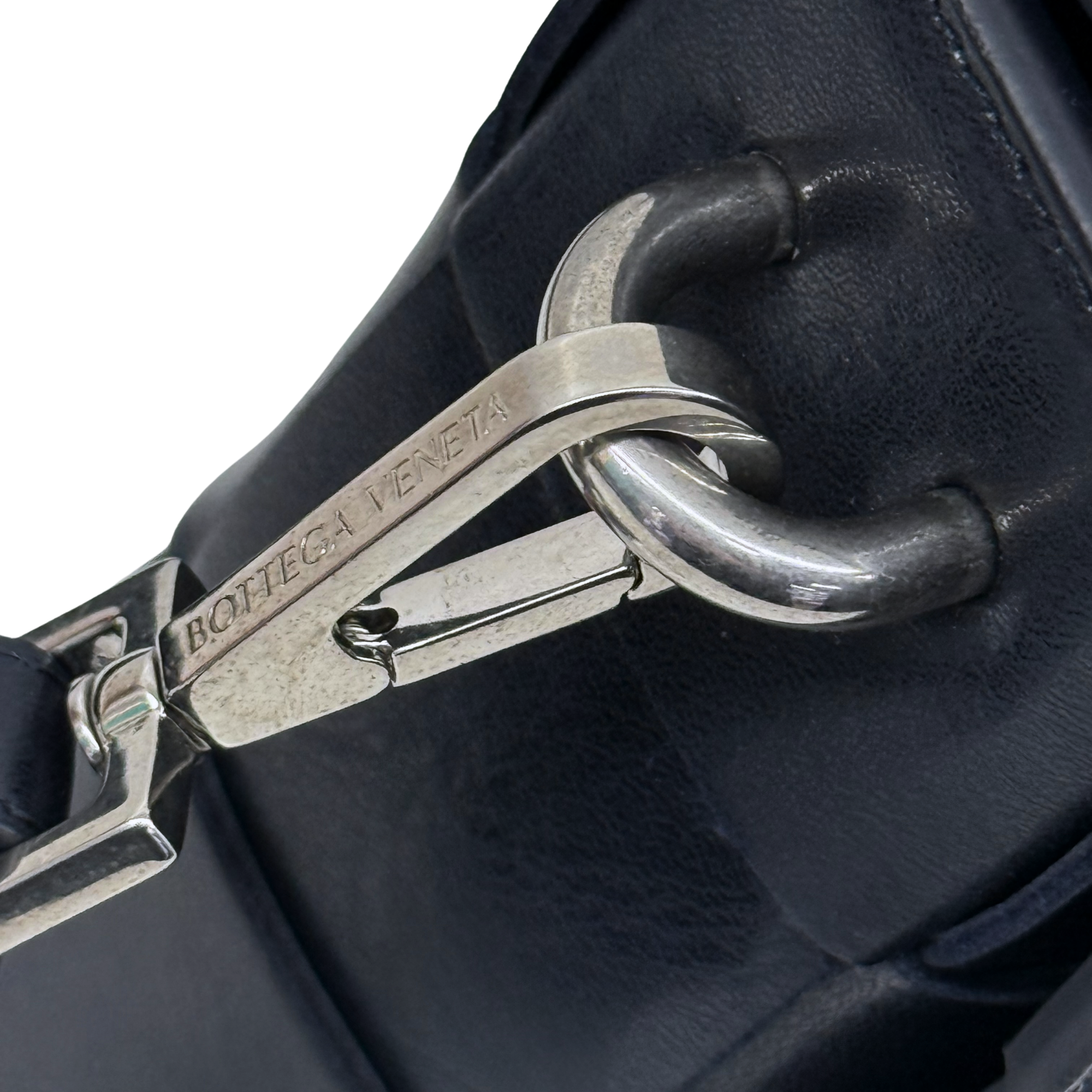 Bottega Veneta Leather Cassette Cross-Body Bag Navy Blue (brand new)