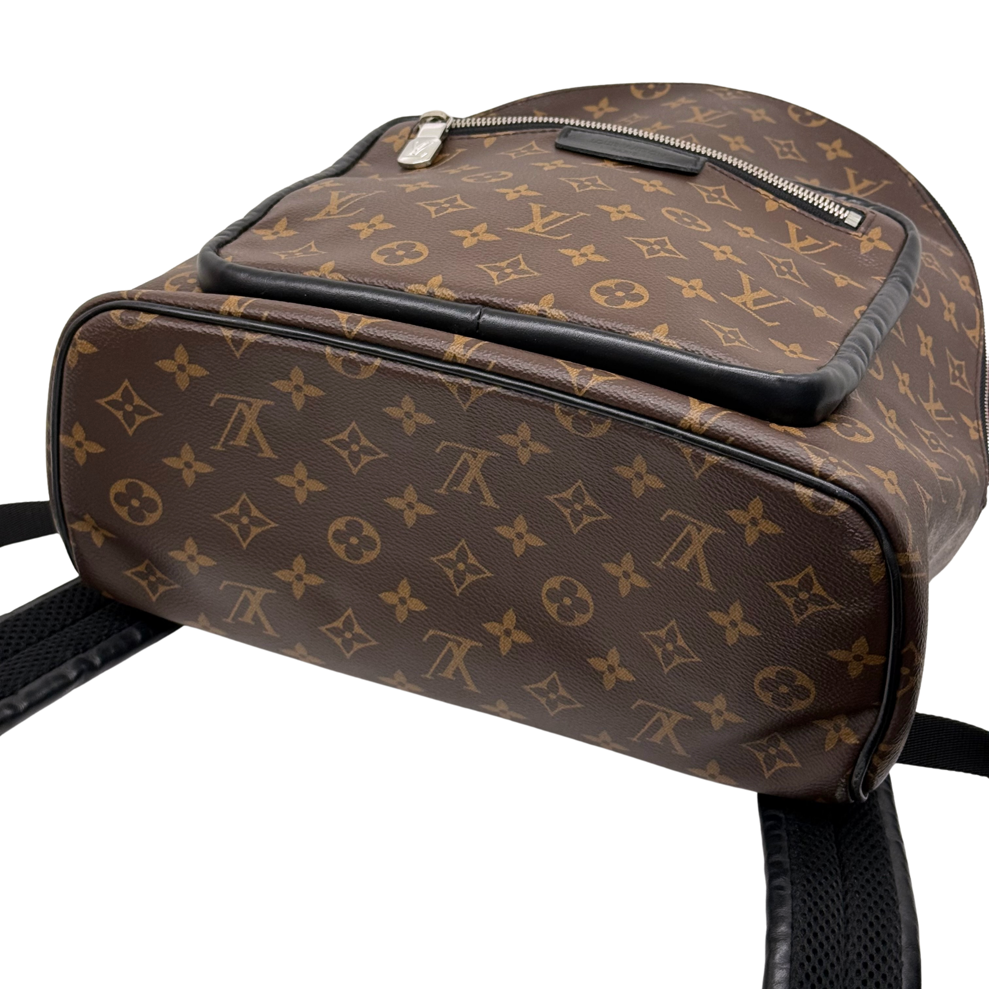 Louis Vuitton Josh PM Brown Monogram Macassar Canvas Backpack Bag (pre-owned)