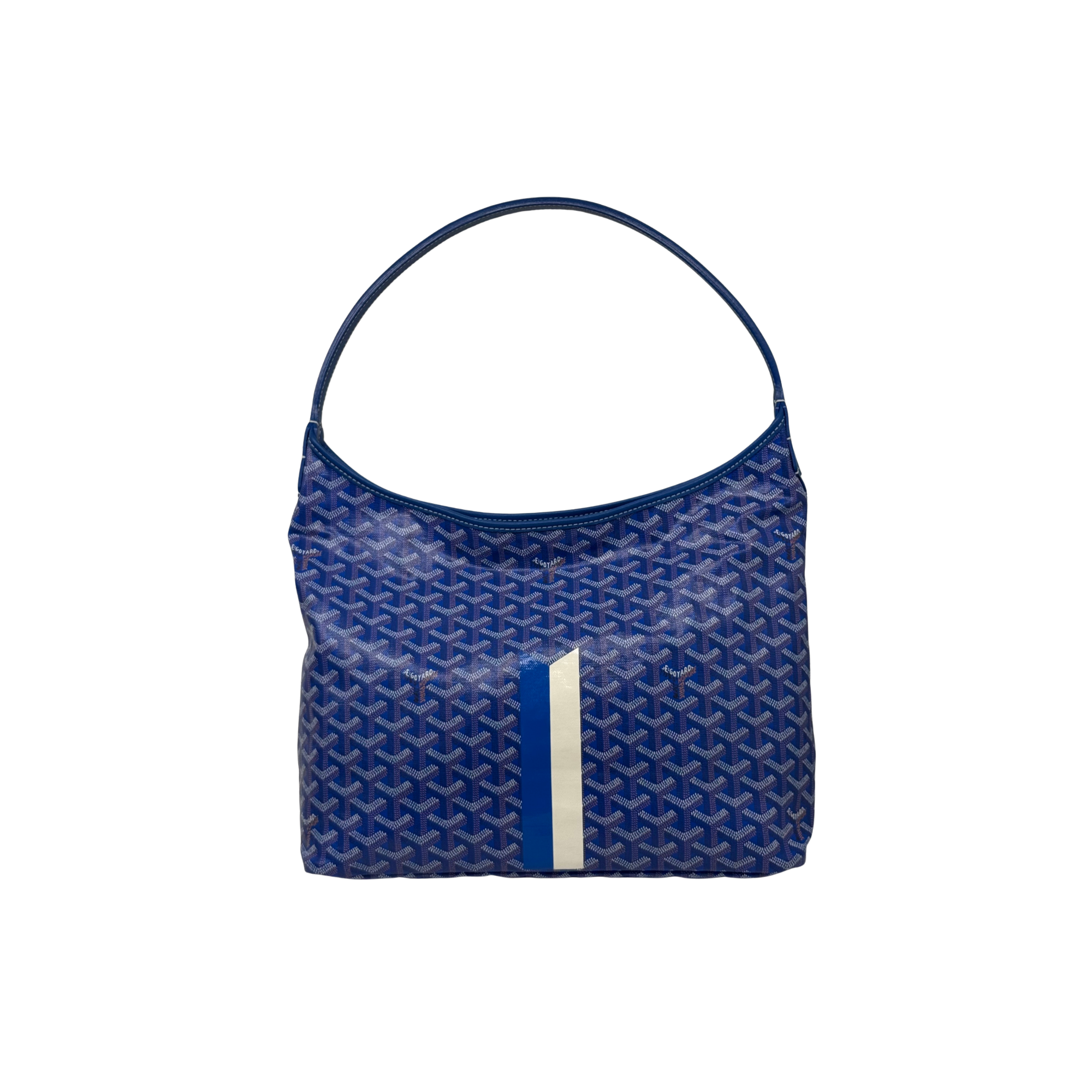 Goyard Boheme Coated Canvas hobo bag Blue (pre-owned)