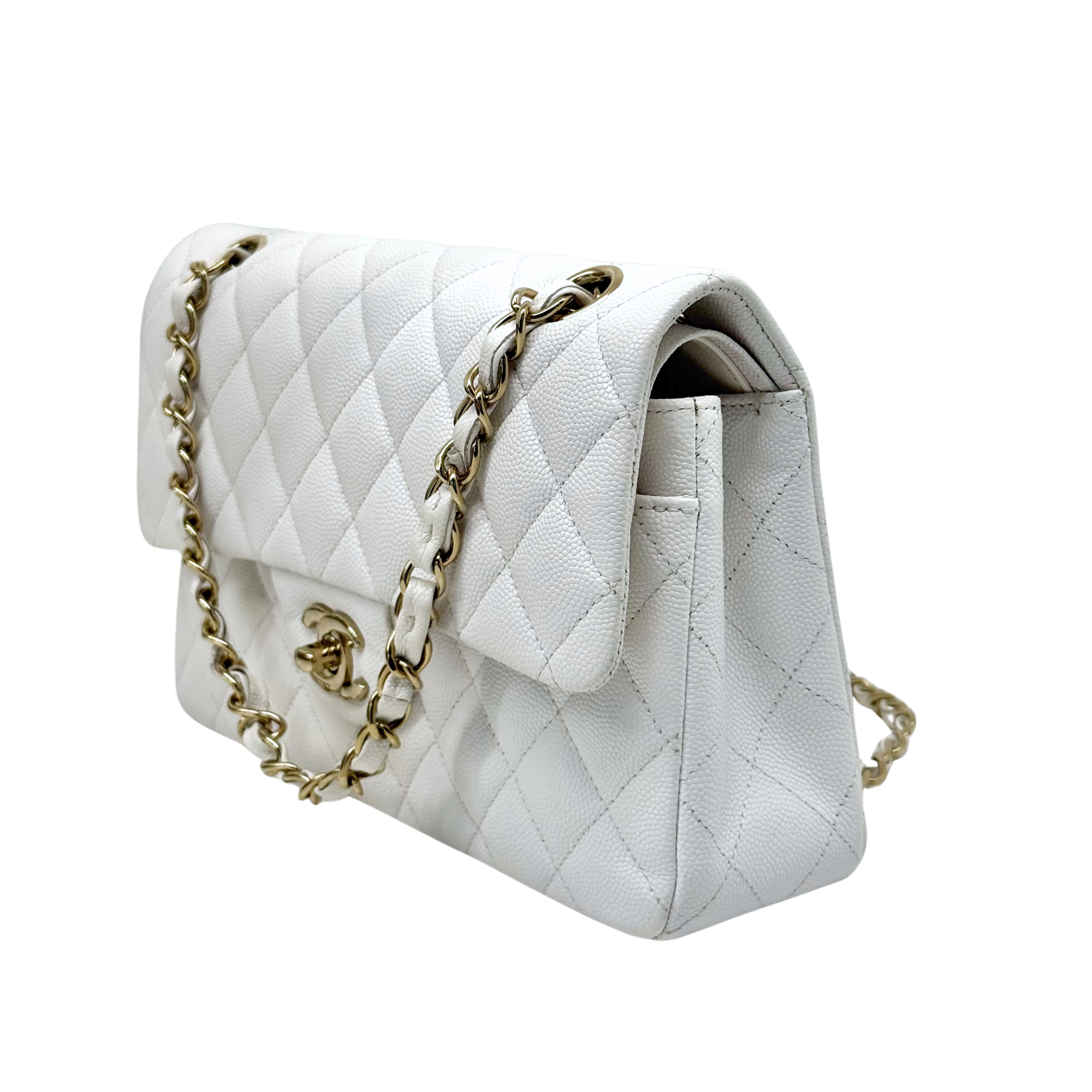 Chanel white bag