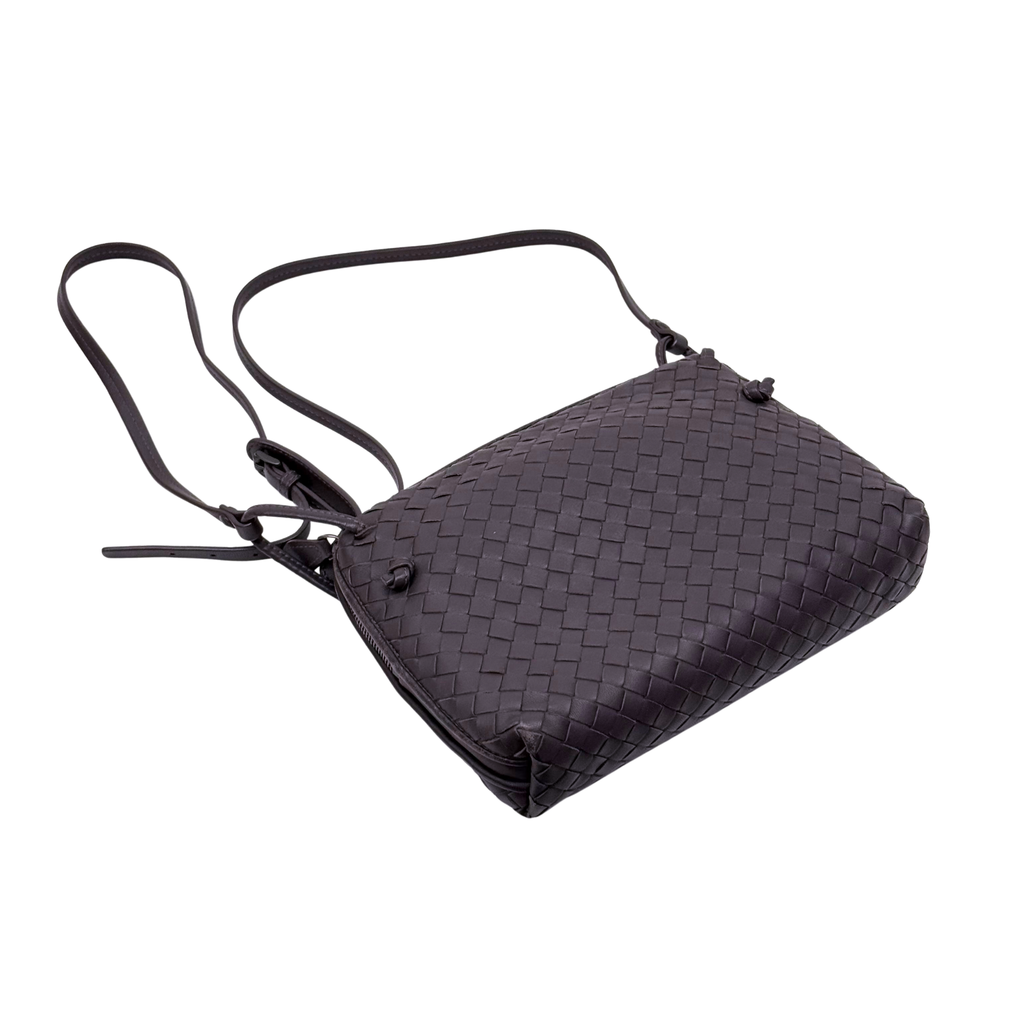 Bottega Veneta Nodini Intrecciato Nappa Cross-Body Bag (pre-owned)