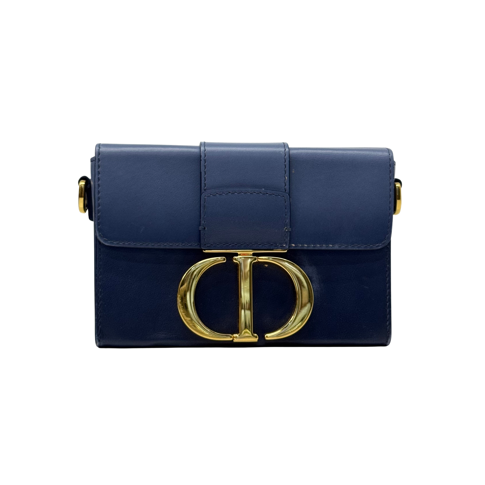 Dior Blue 30 Montaigne box mini bag