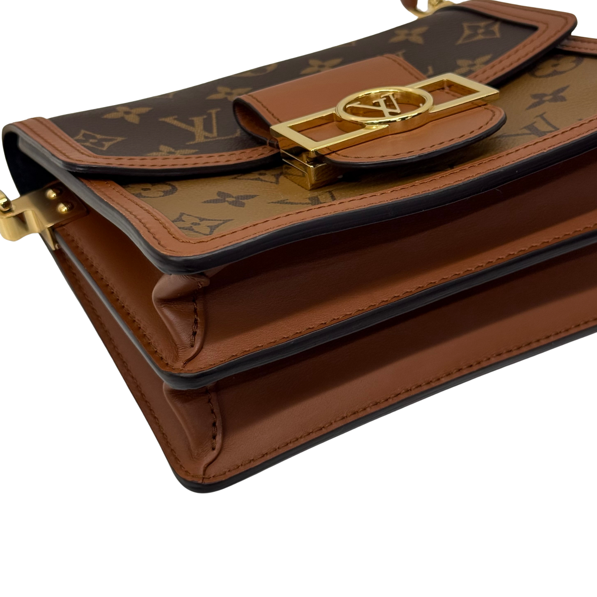 Louis Vuitton Dauphine Shoulder Bag Reverse Monogram Canvas Mini crossbody bag (pre-owned)