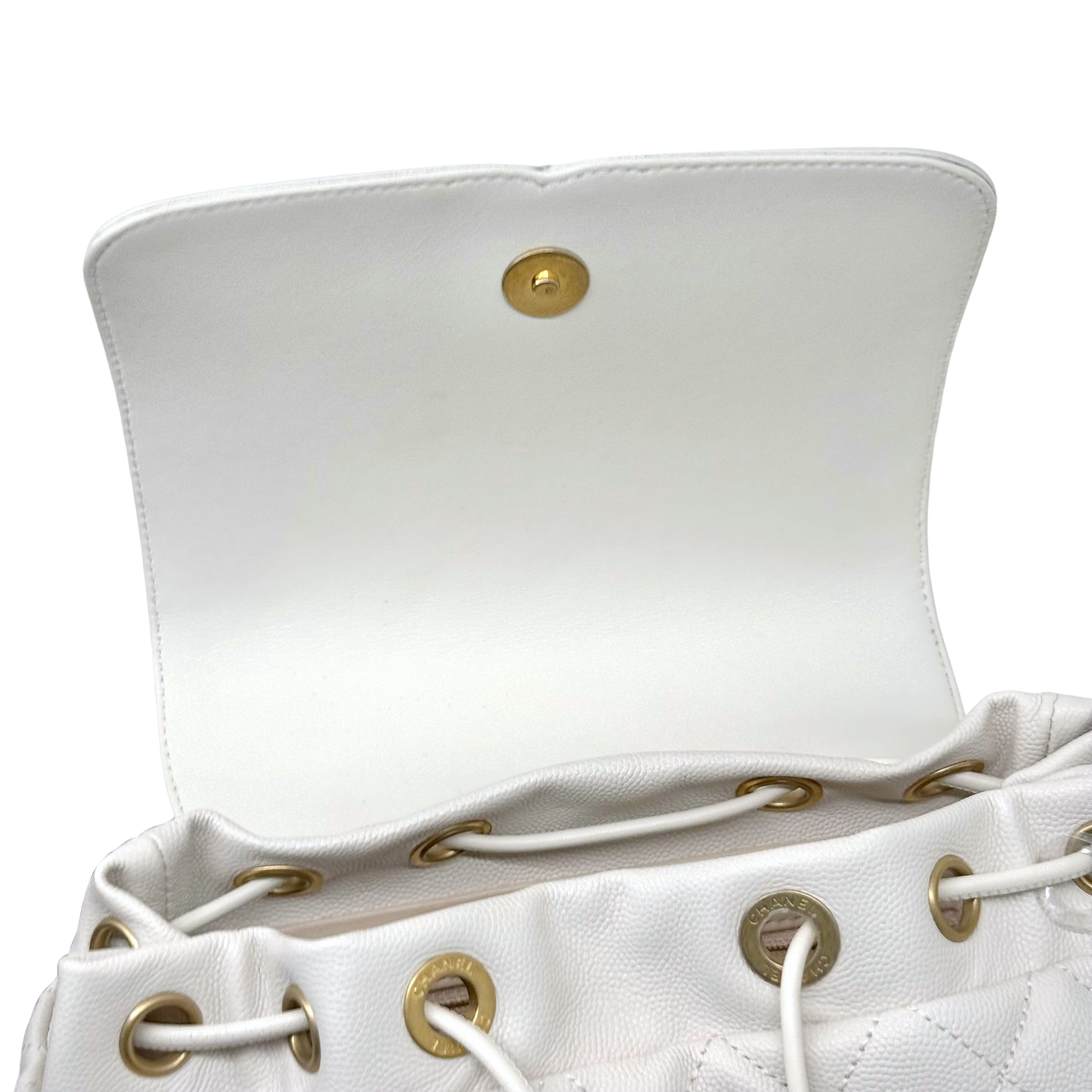 Chanel White backpack