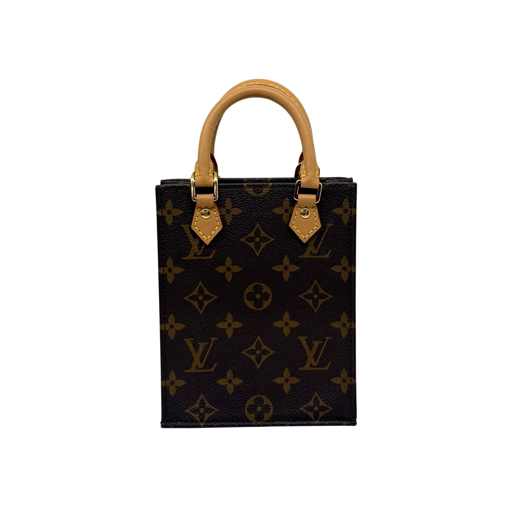 Pre-owned Louis Vuitton monogram handbag small tote style with two top handles