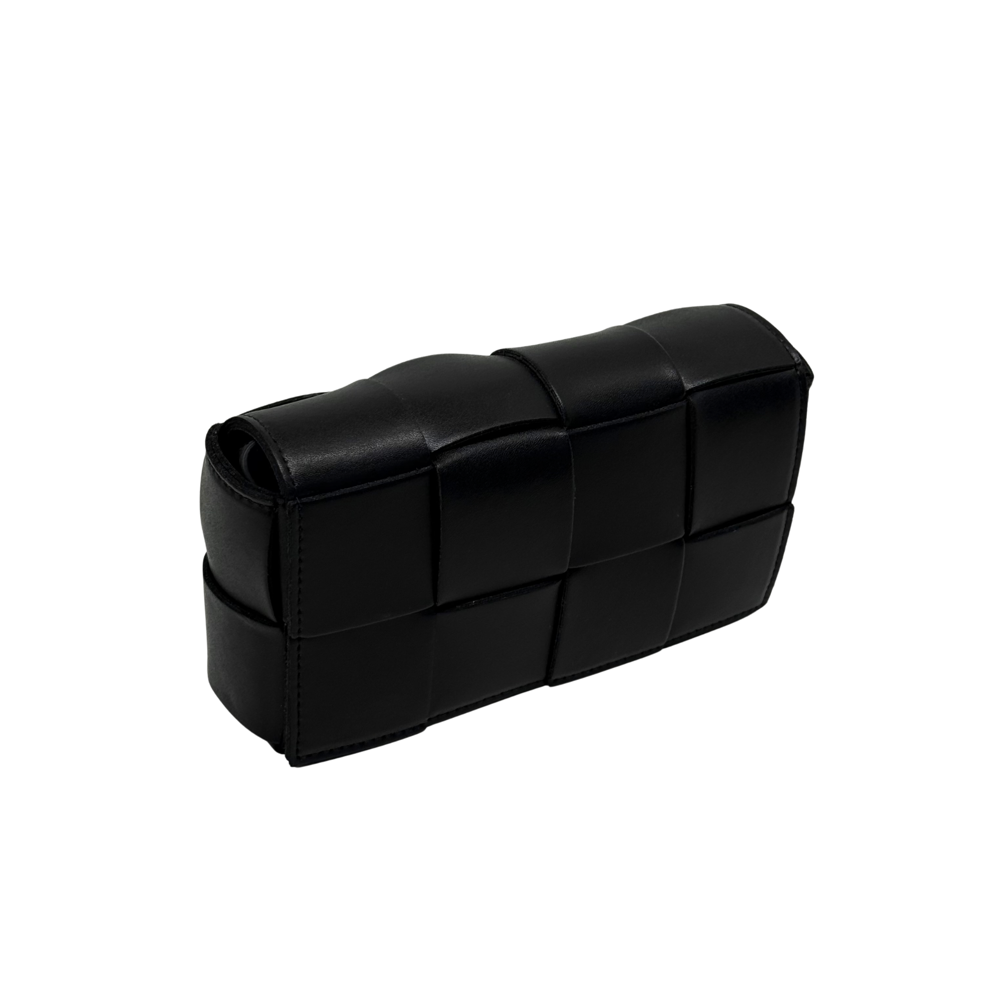 Bottega Veneta Black Cassette Small Convertible Belt Bag (brand new)