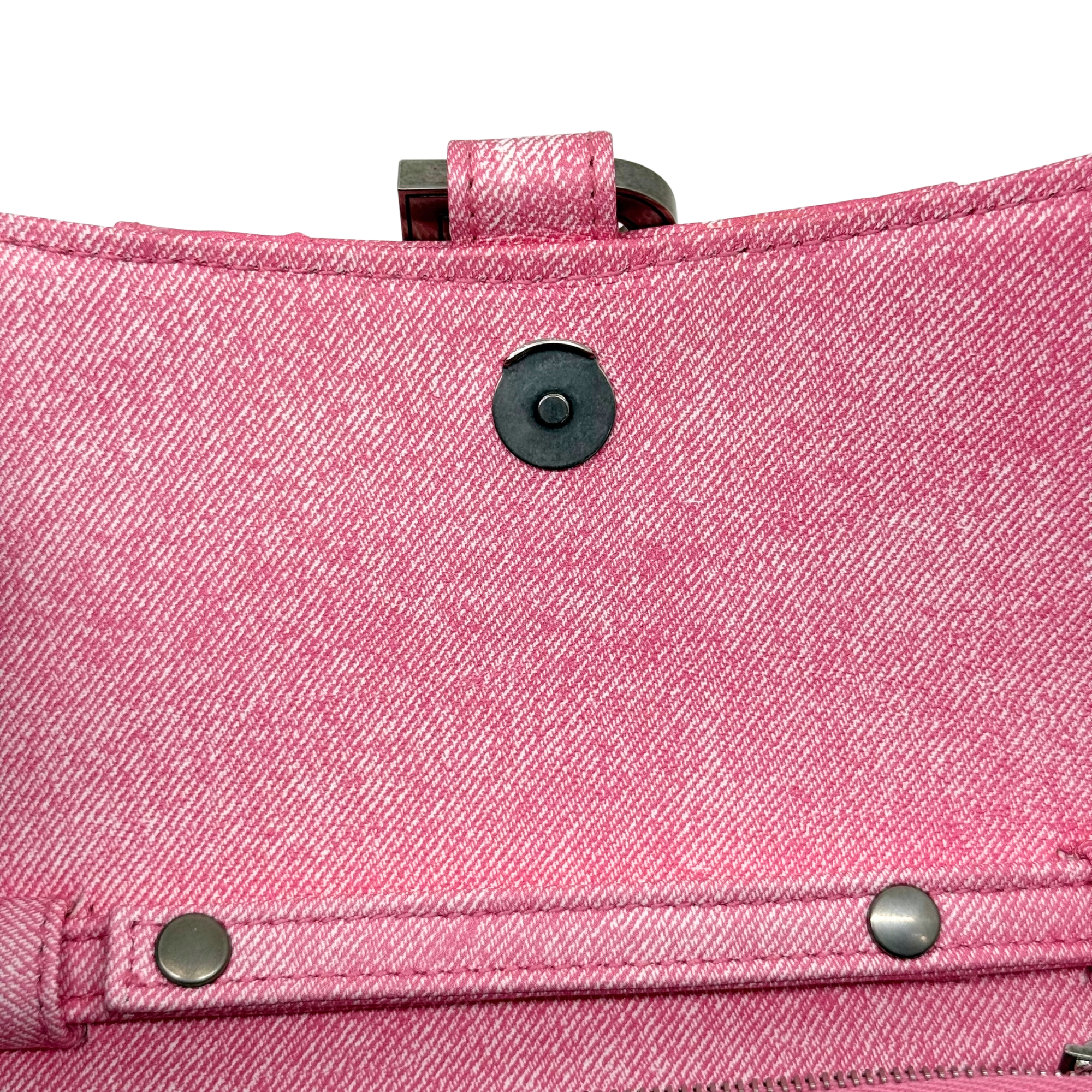 Balenciaga denim pink