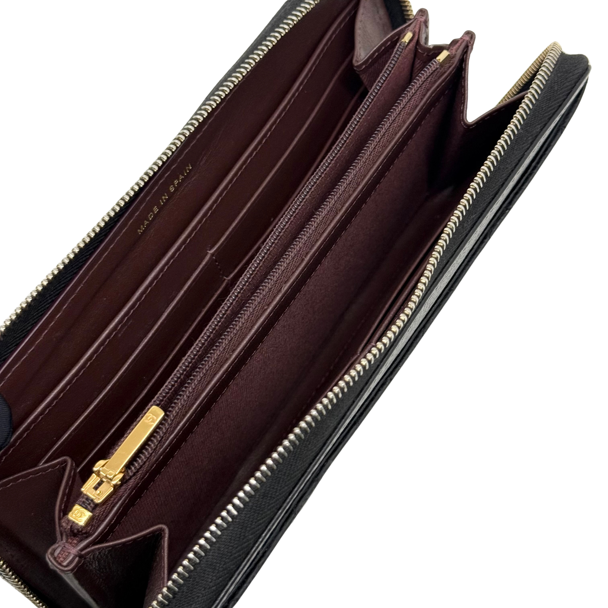 Chanel black wallet