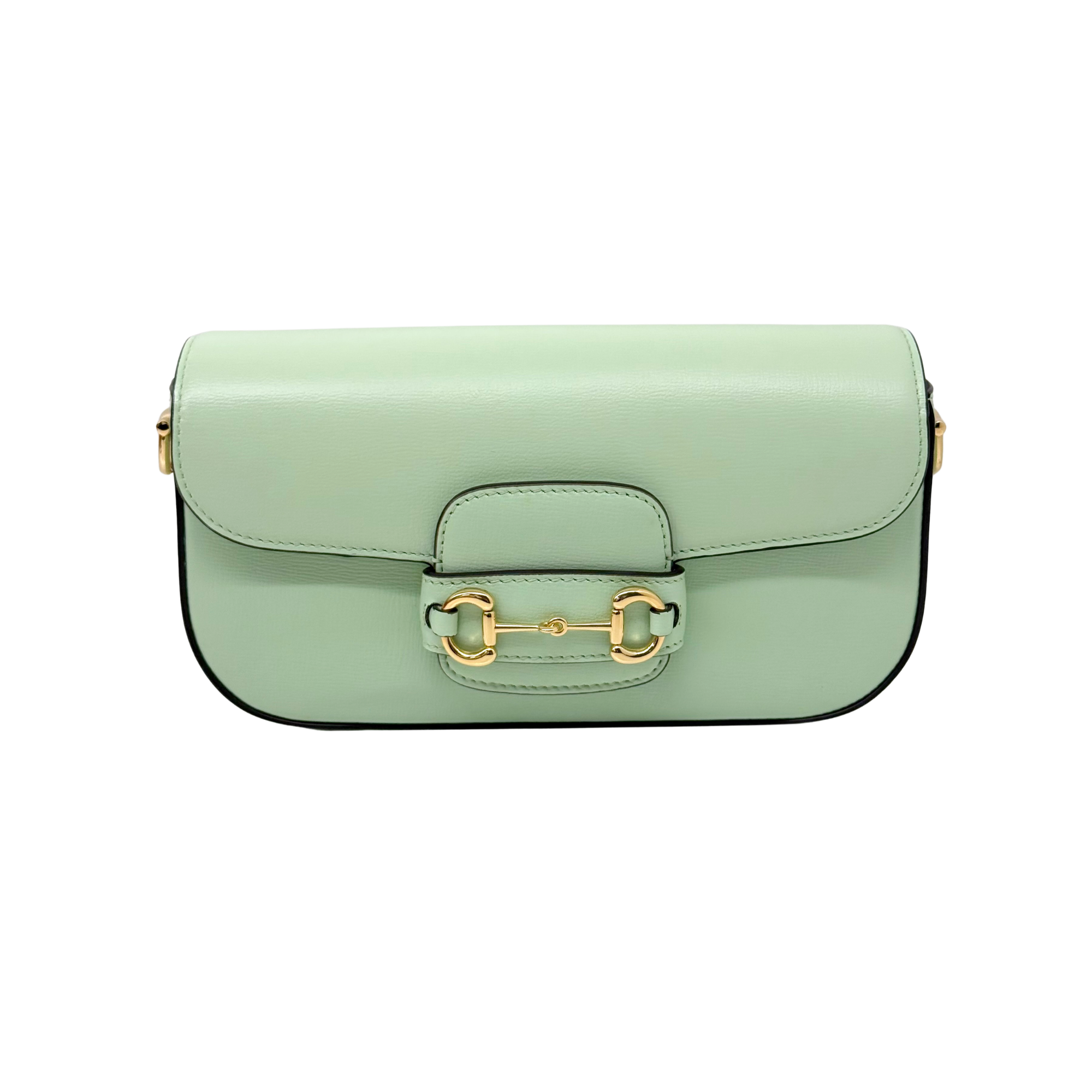 Gucci Horsebit 1955 Small Shoulder Bag Light Green (brand new)