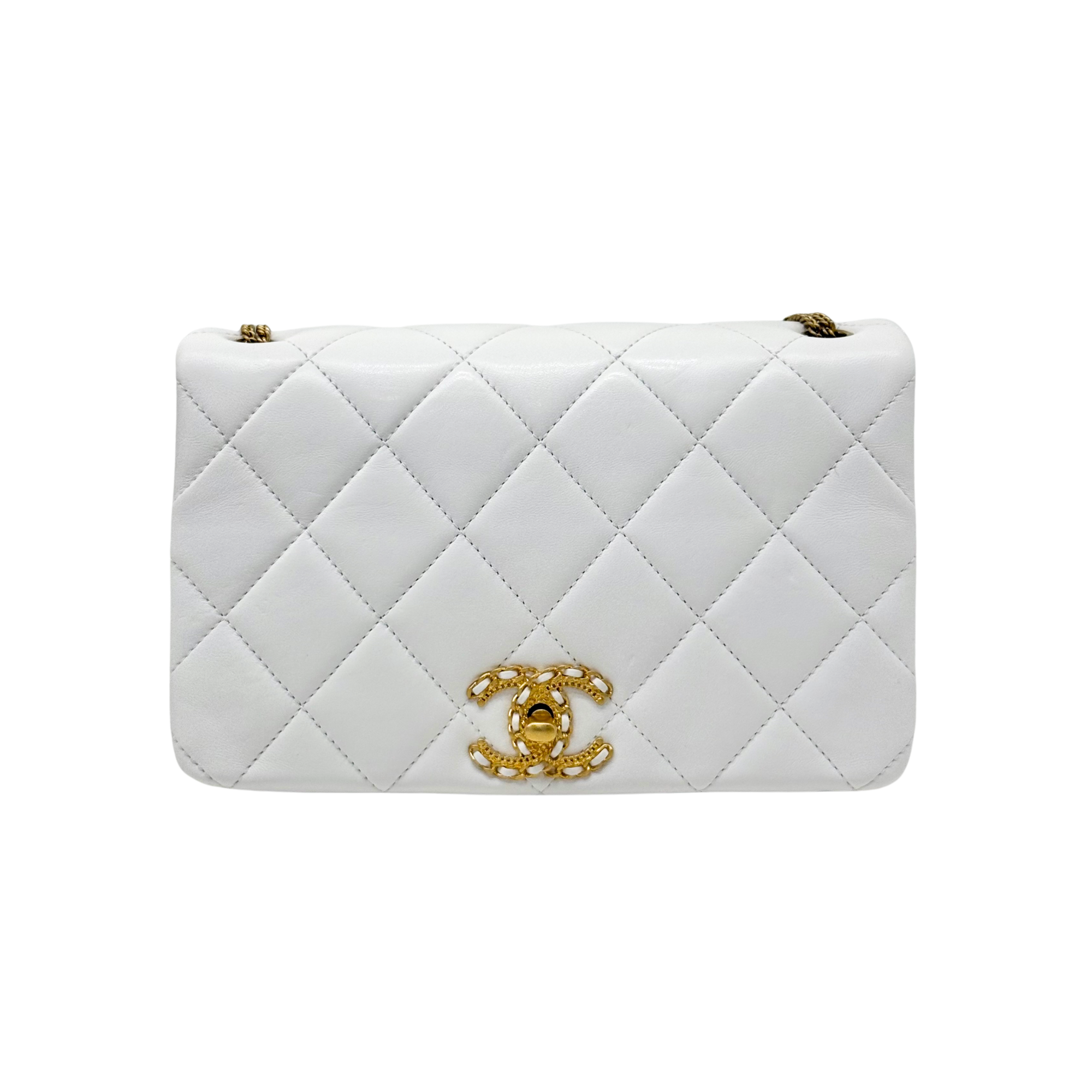 Chanel white bag