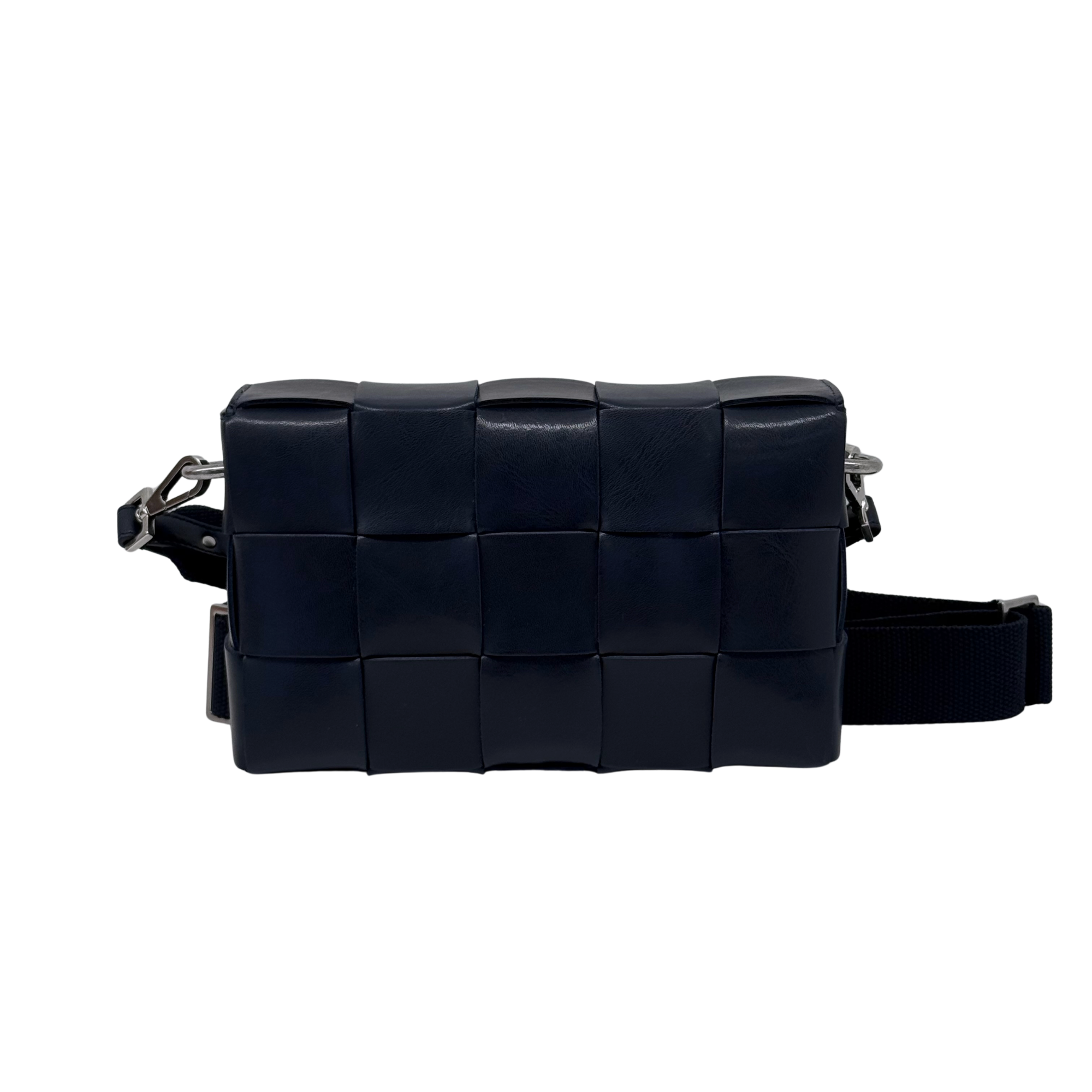 Bottega Veneta Leather Cassette Cross-Body Bag Navy Blue (brand new)
