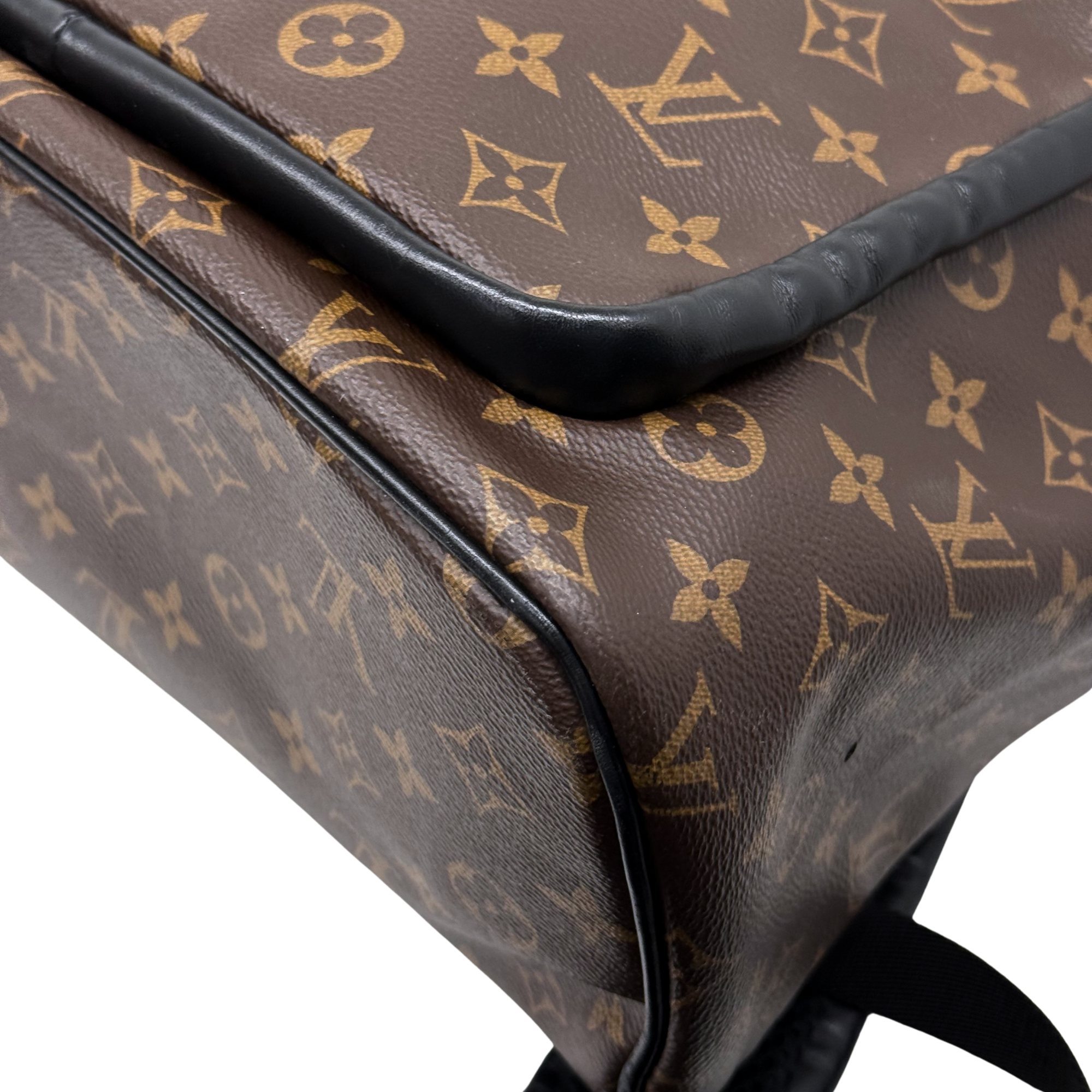 Louis Vuitton Josh PM Brown Monogram Macassar Canvas Backpack Bag (pre-owned)