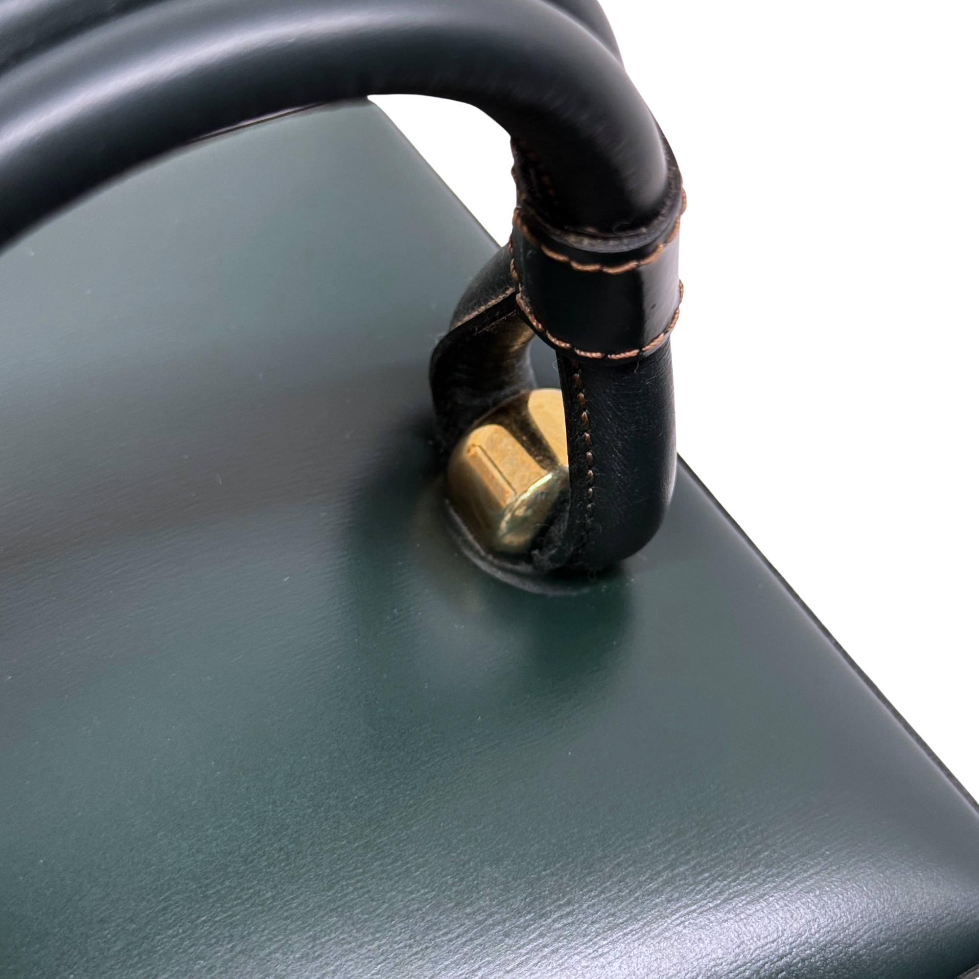 Loewe Anagram Vintage Dark Green vanity handbag (pre-owned)