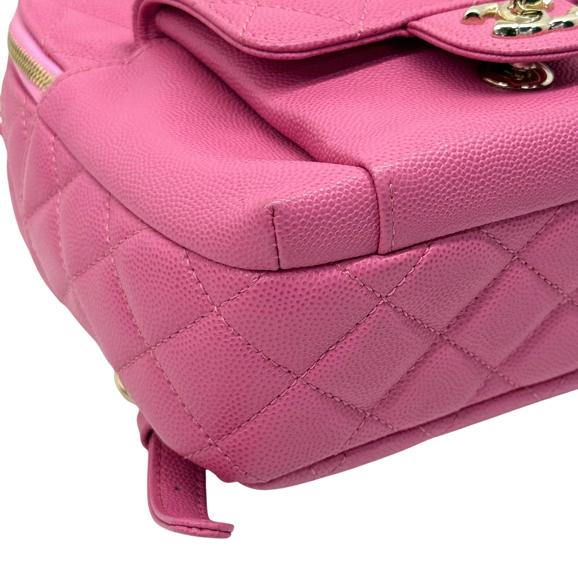Chanel pink backpack bag