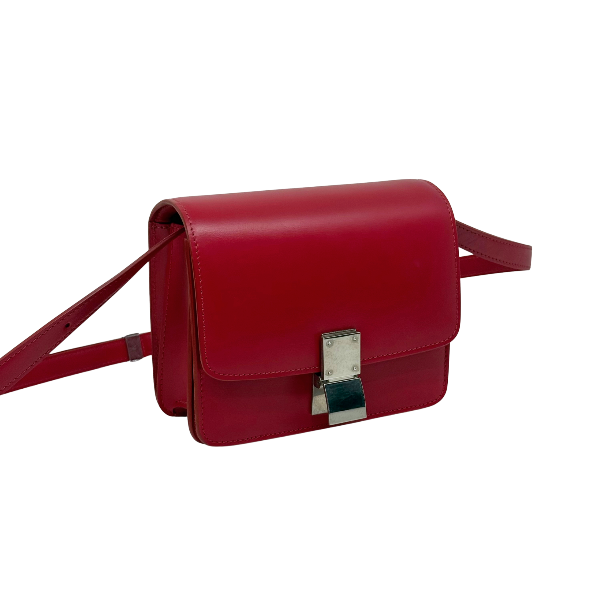 Celine Classic Box Small Red Calfskin Leather Shoulder Bag
(brand new)