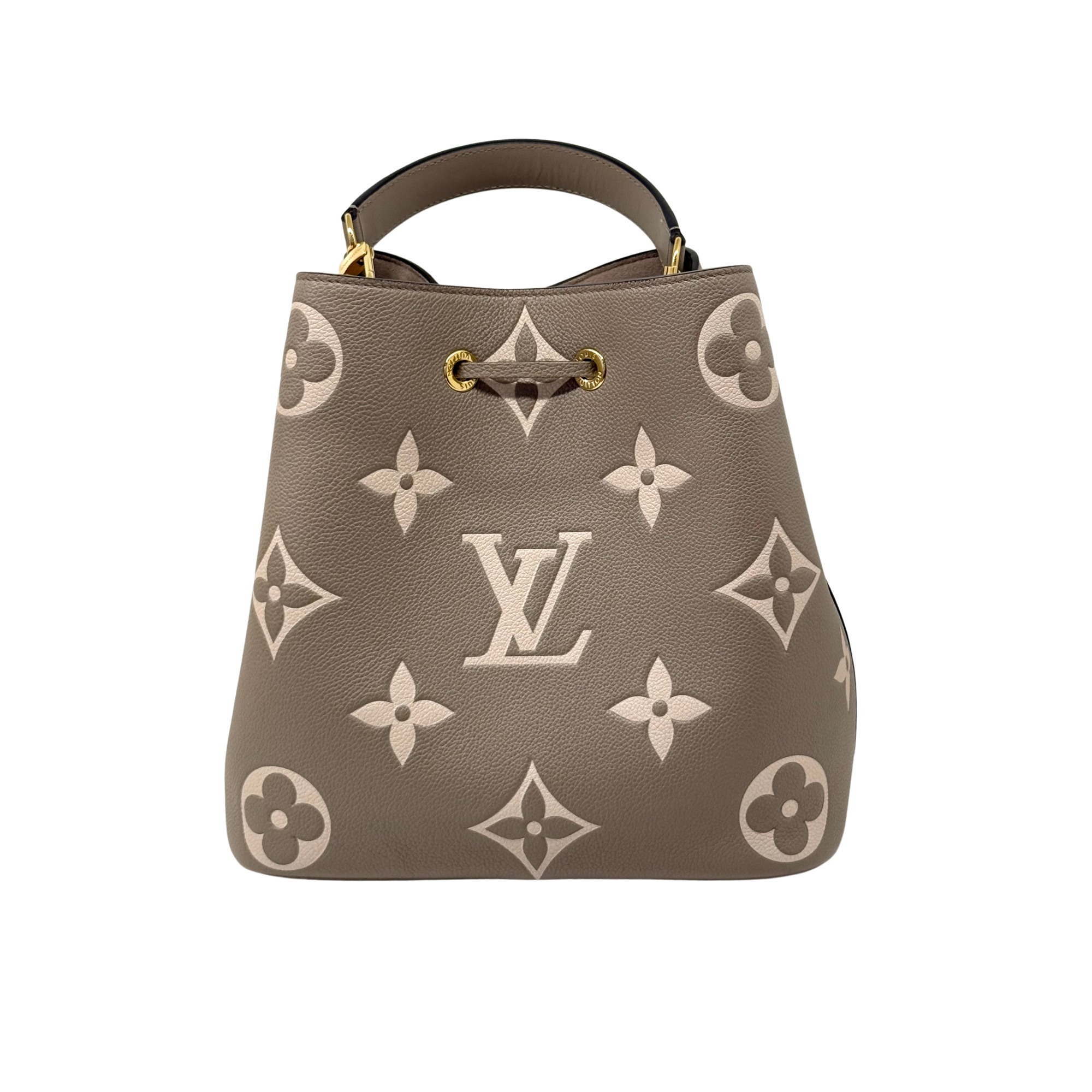 Louis Vuitton Monogram Giant Bicolor Empreinte Neonoe MM bucket bag (pre-owned)