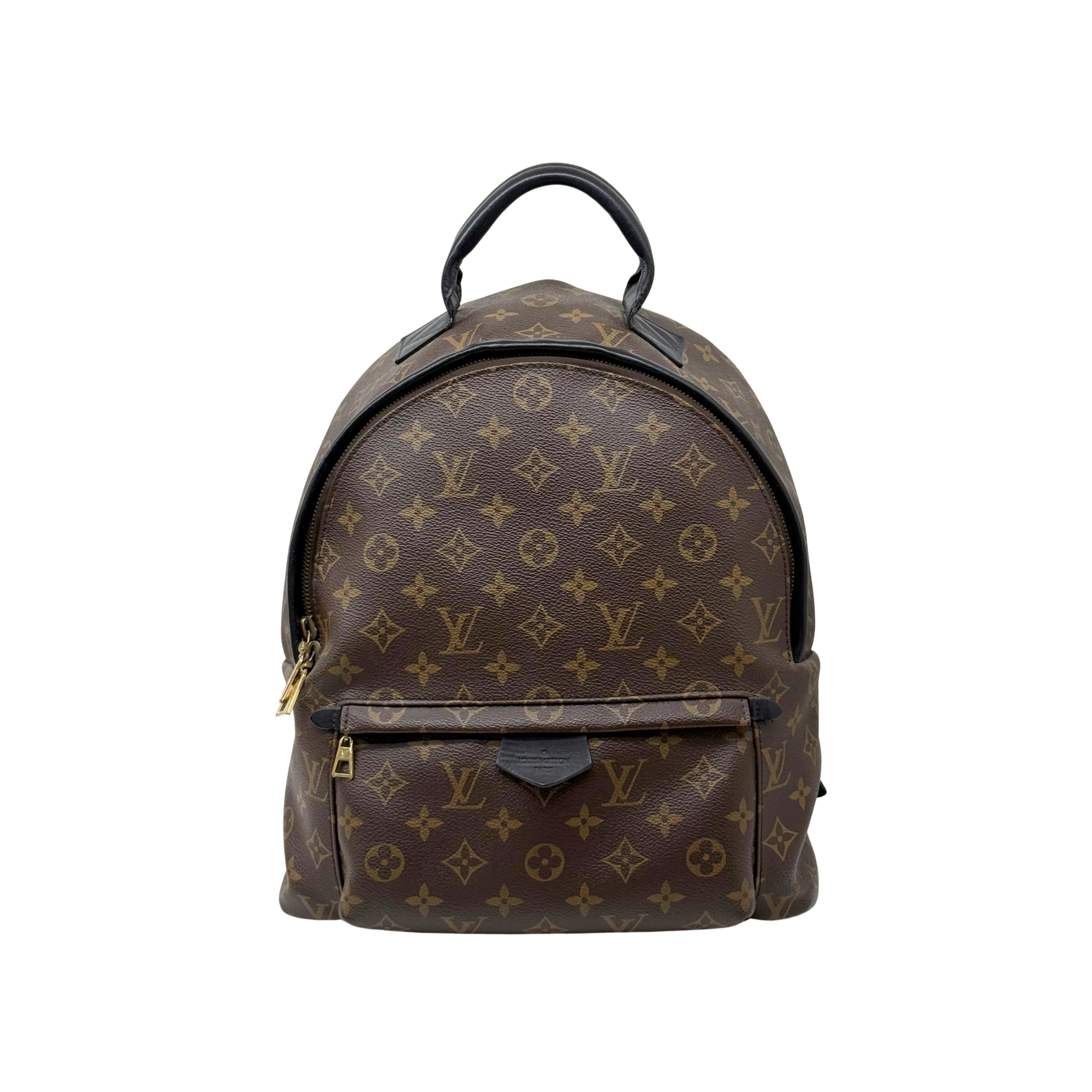 Louis Vuitton Palm Springs MM Monogram Canvas Brown Backpack Bag (pre-owned)