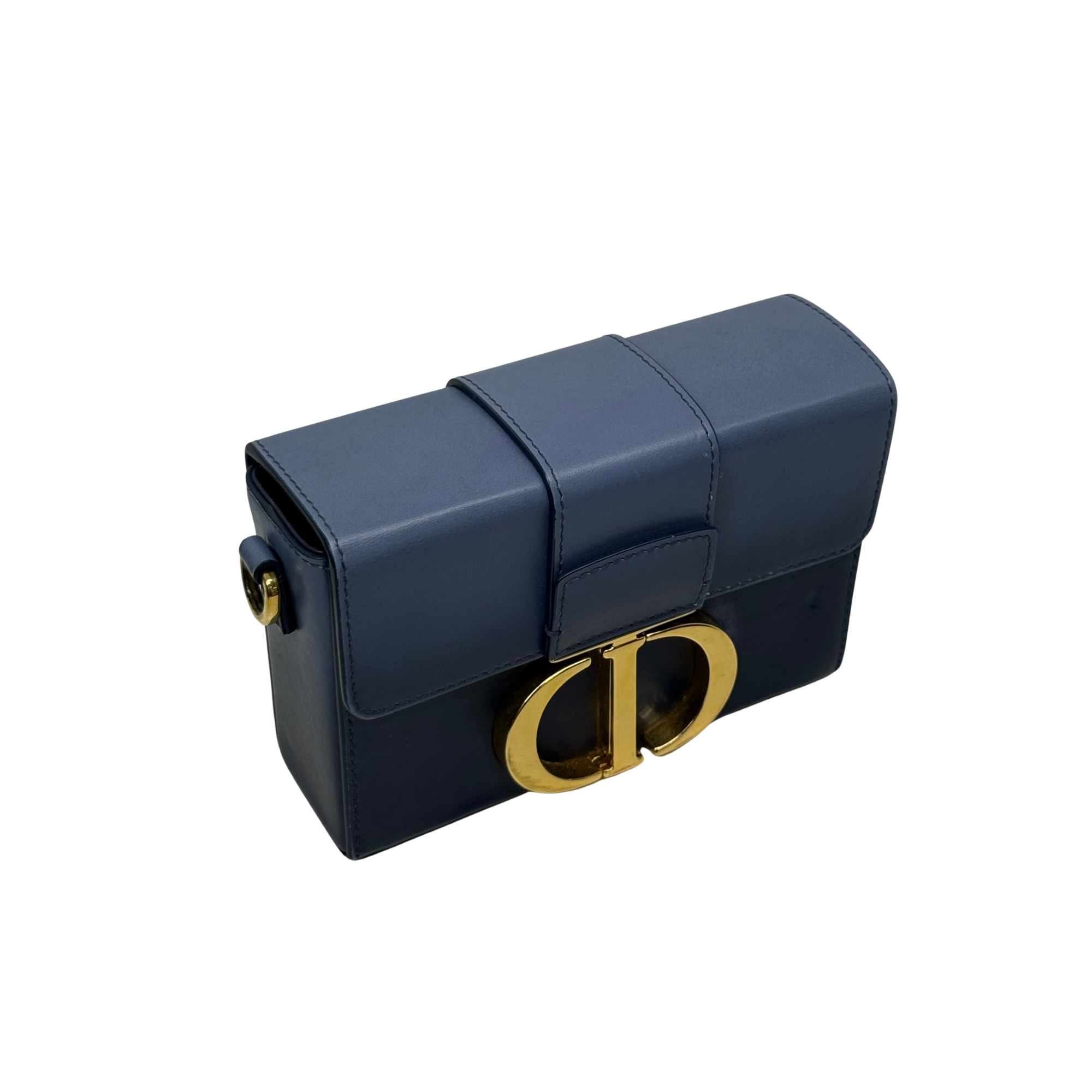 Dior Blue 30 Montaigne box mini bag
