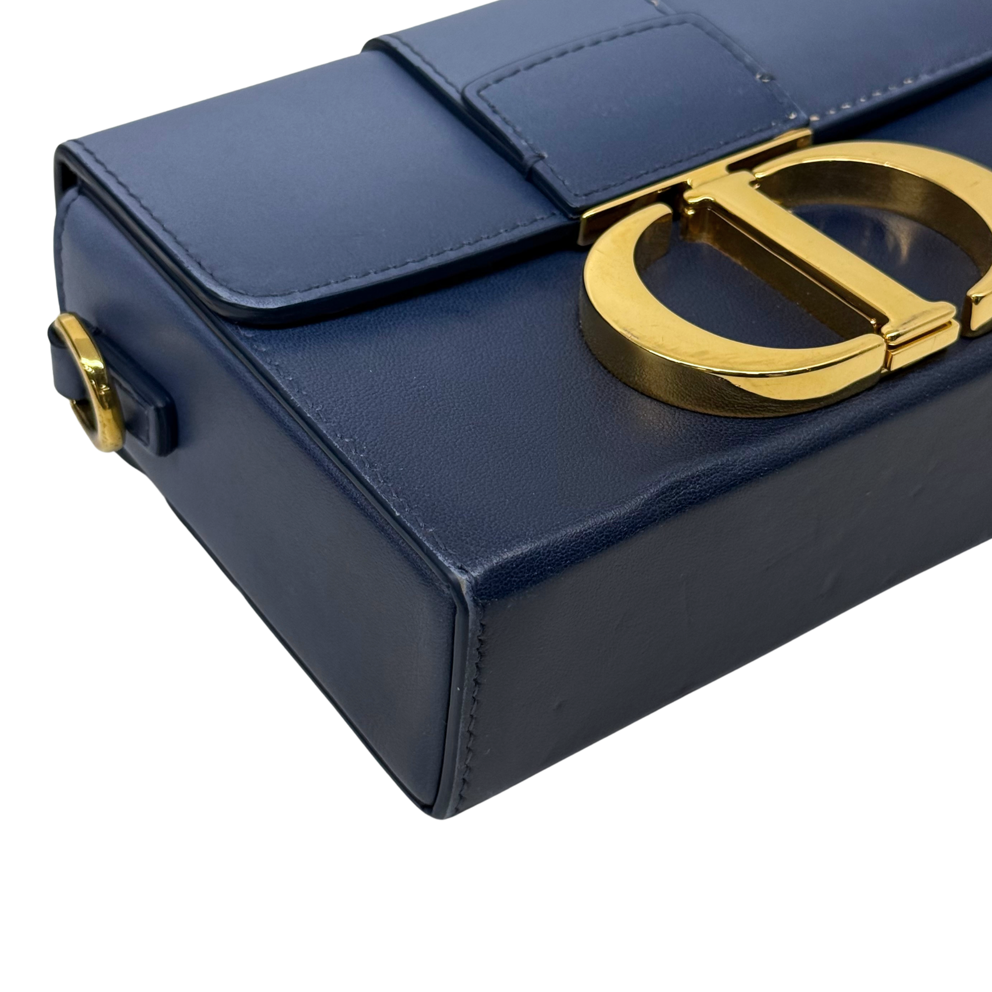Dior Blue 30 Montaigne box mini bag