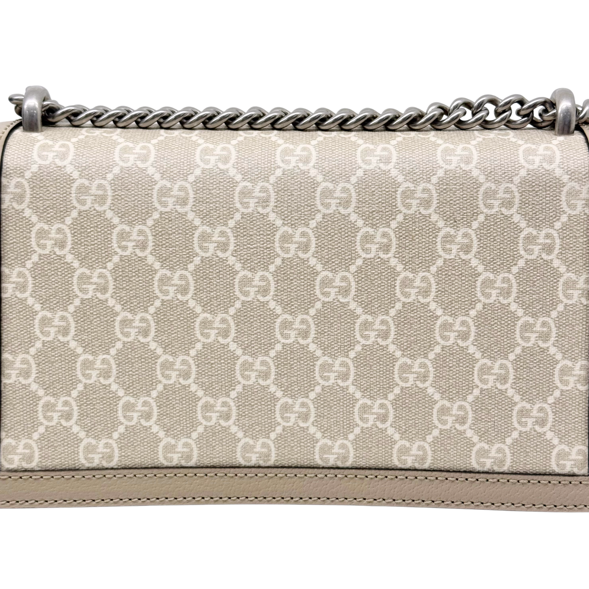 Gucci Dionysus Bag GG Coated Canvas with Leather Small shoulder bag (brand new)