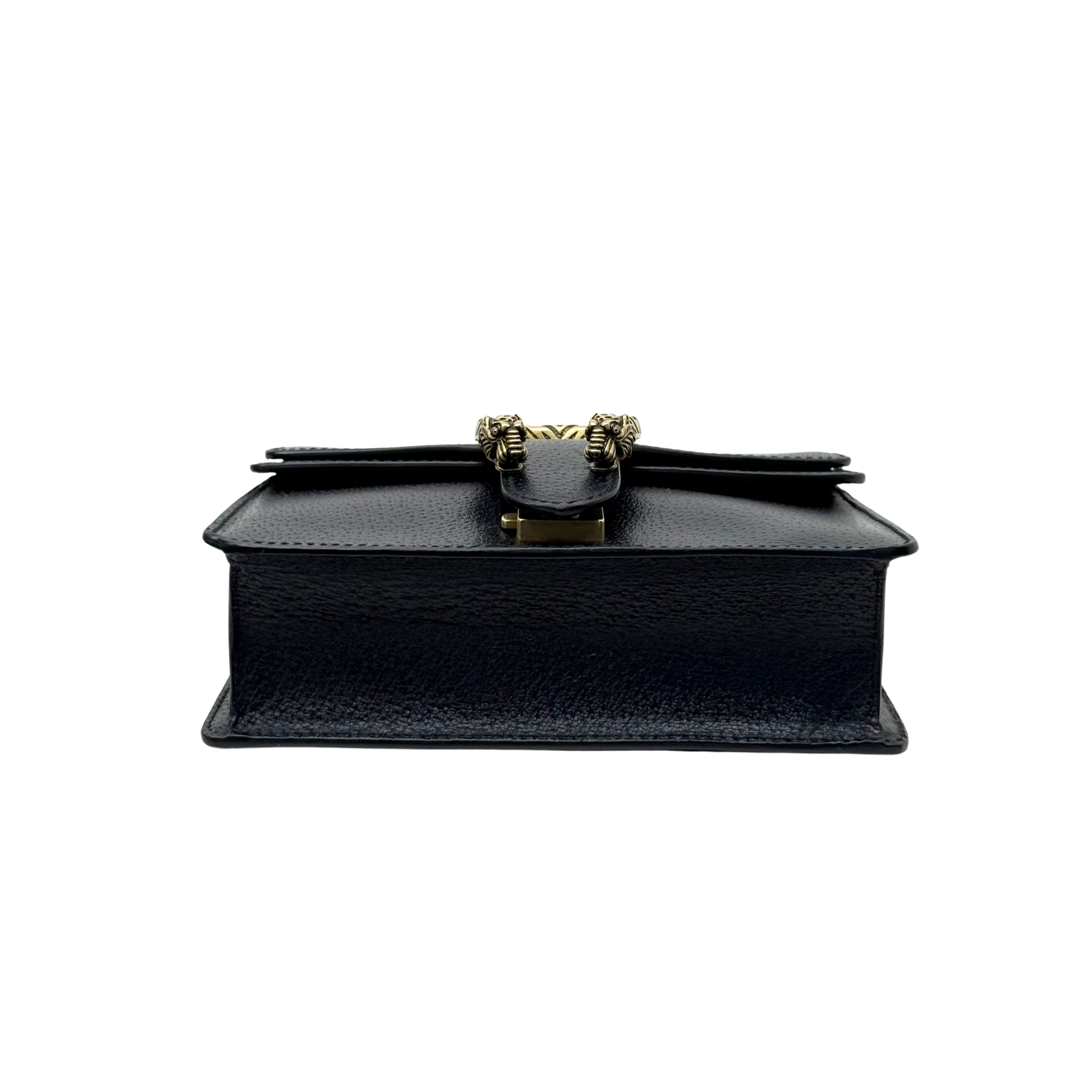 Gucci Black Mini Leather Dionysus Shoulder Bag (pre-owned)