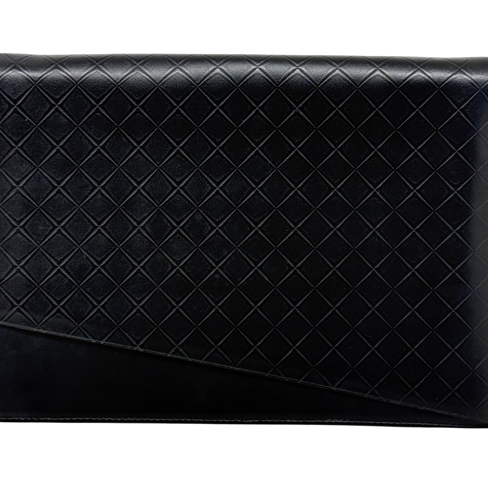 Bottega Veneta black clutch (pre-owned)