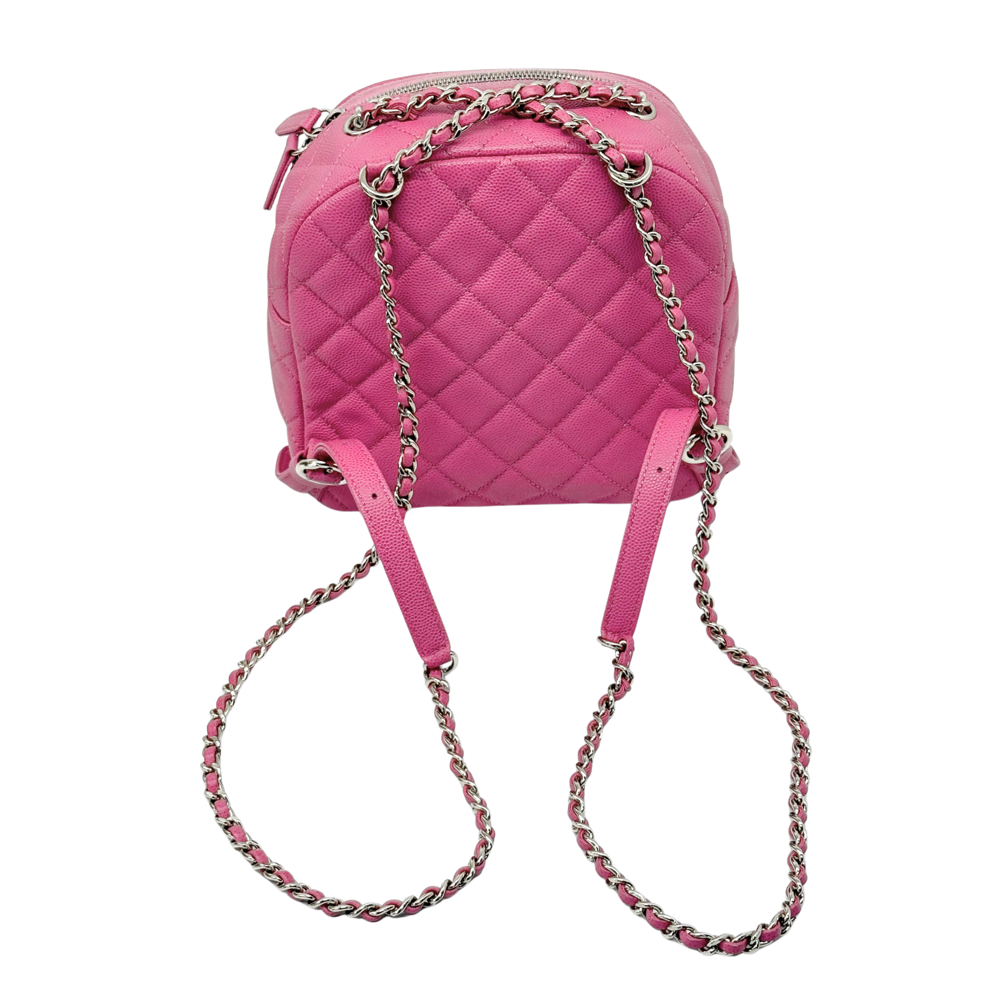 Chanel pink backpack bag