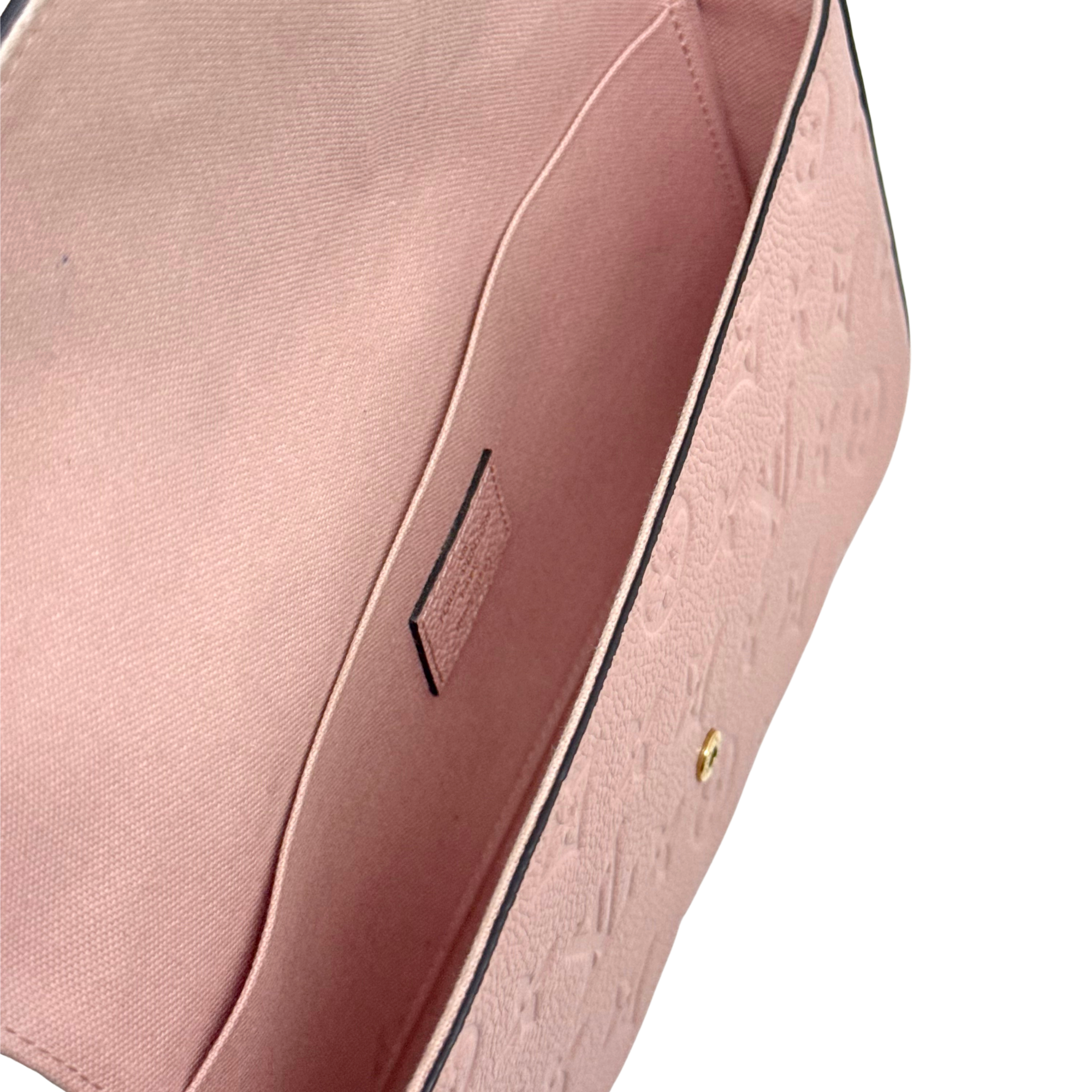Louis Vuitton Pink Felicie Pochette Monogram Empreinte Leather crossbody bag (pre-owned)