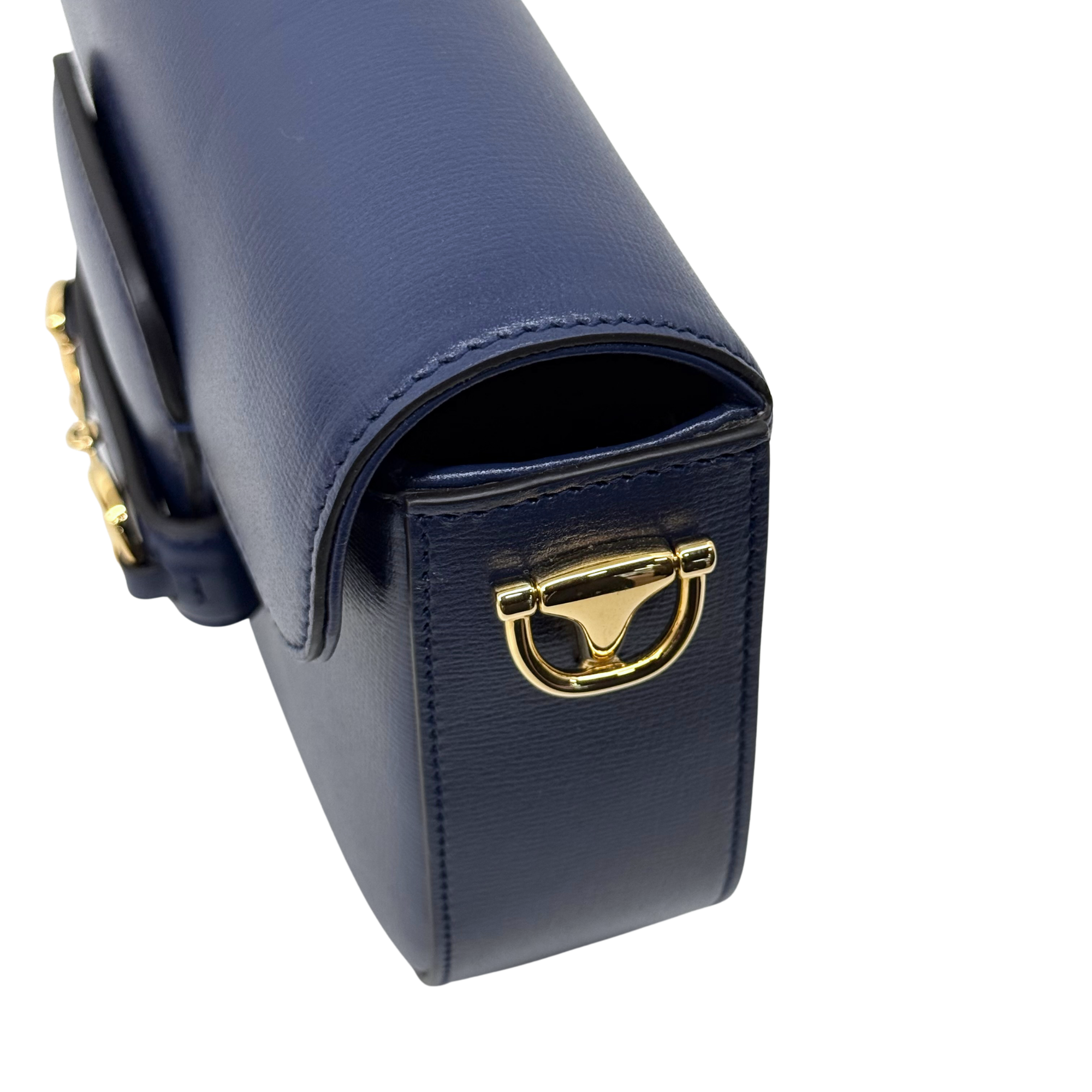 Gucci navy blue Horsebit 1955 shoulder bag (brand new)