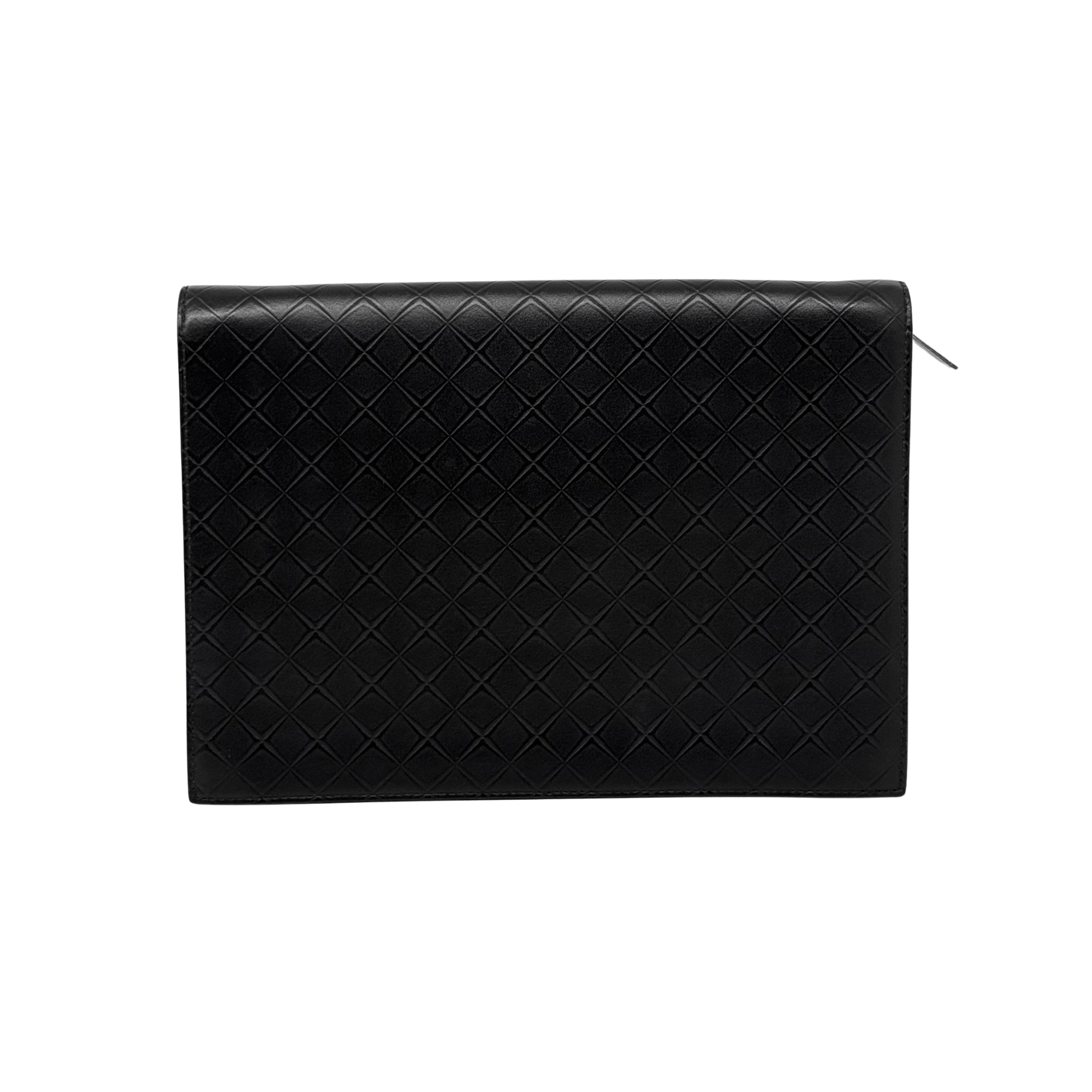 Bottega Veneta black clutch (pre-owned)