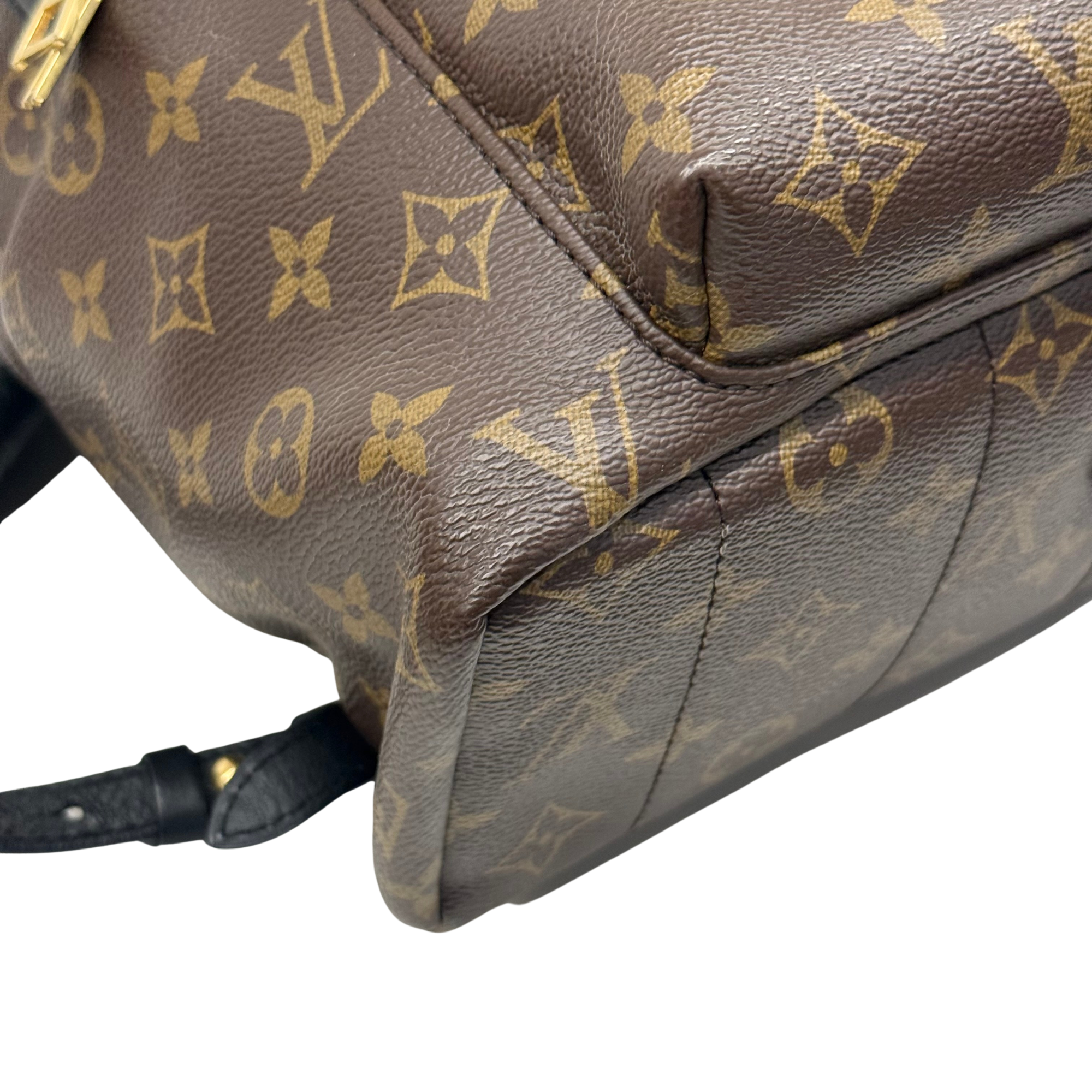 Louis Vuitton Palm Springs PM Brown Monogram Canvas Backpack Bag (pre-owned)