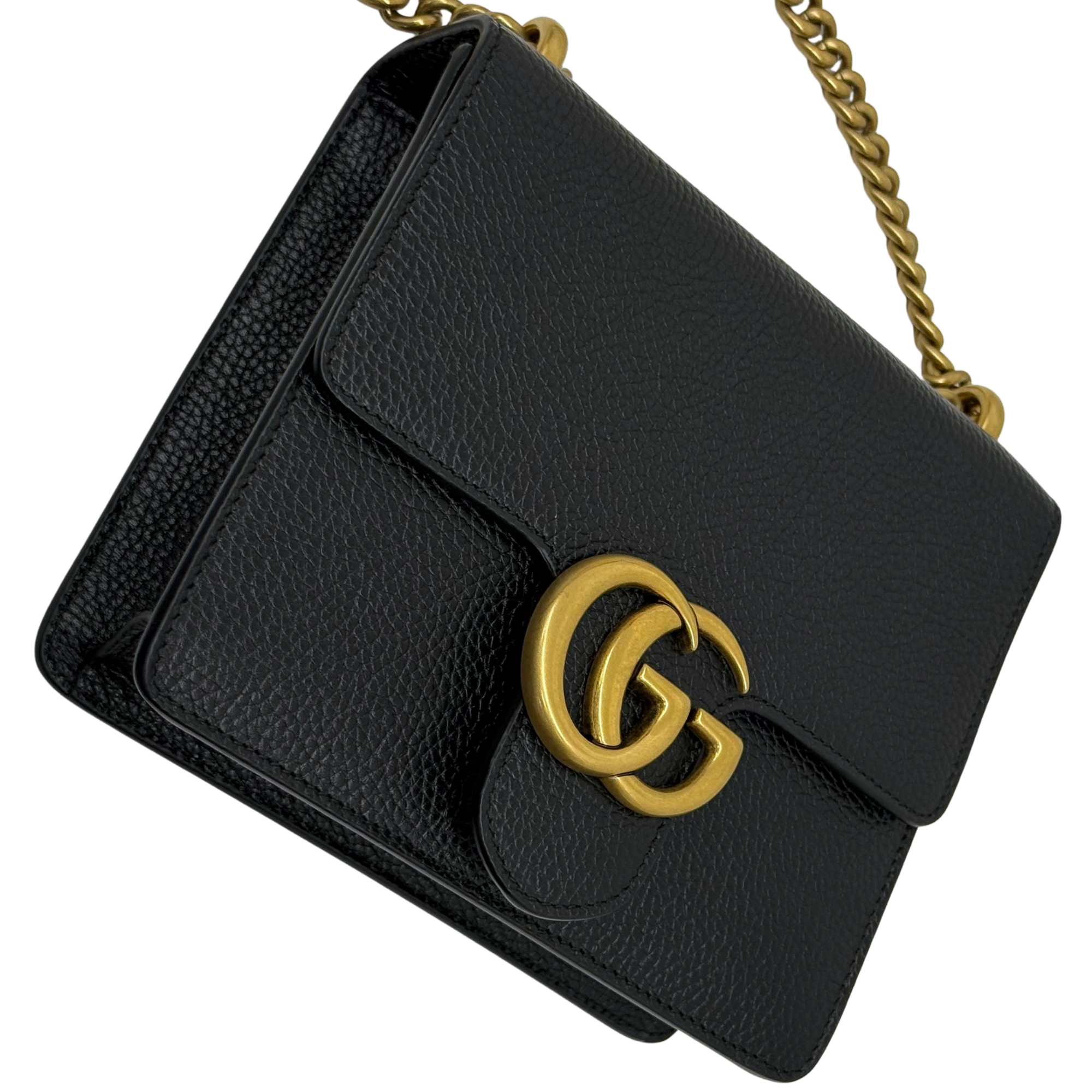Gucci GG Marmont Chain Leather Small shoulder bag (pre-owned)