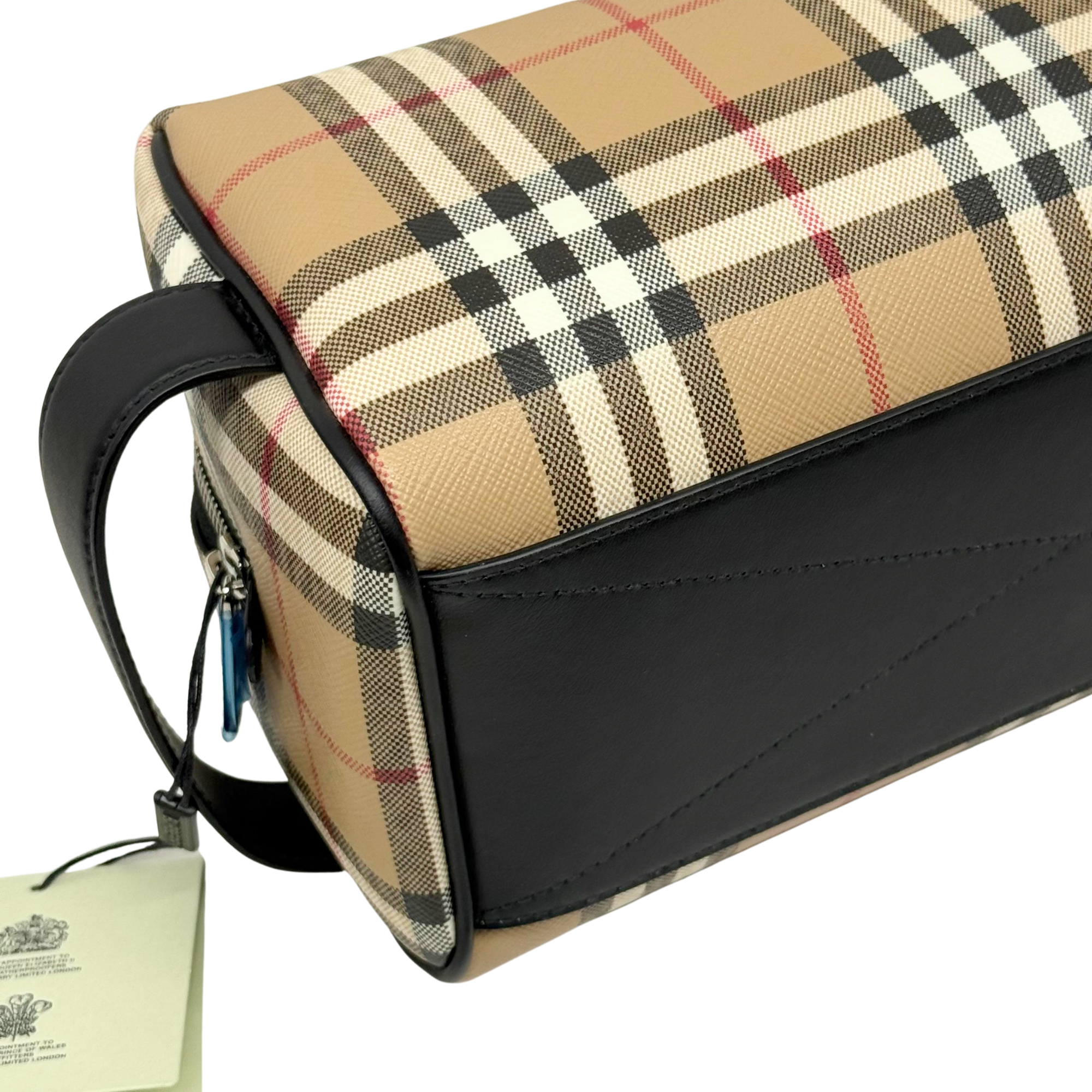 Burberry check toiletry pouch (brand new)