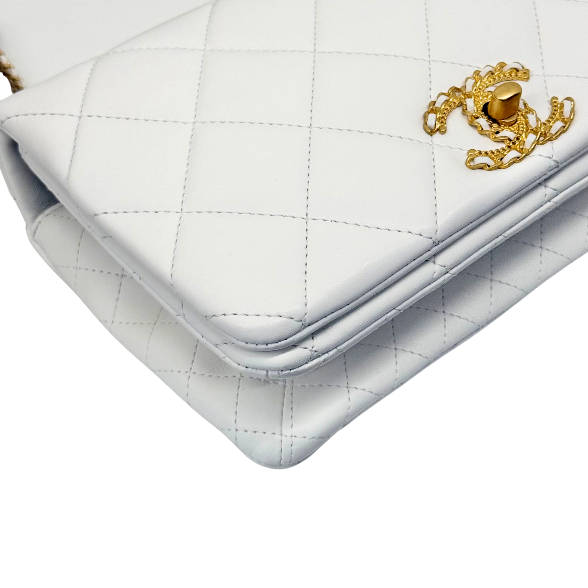 Chanel white bag