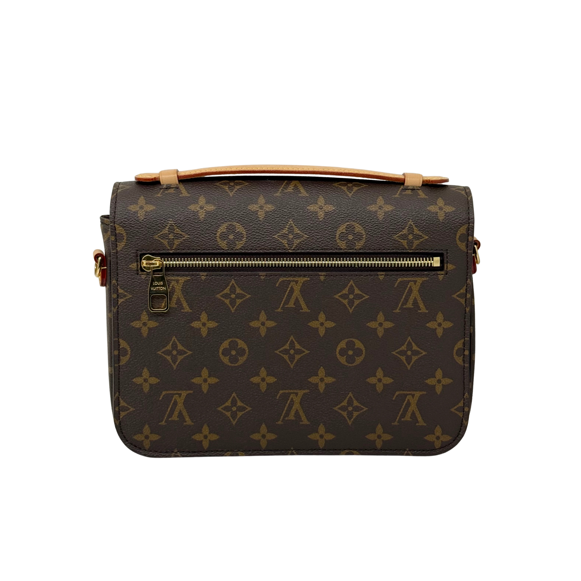Louis Vuitton Pochette Metis MM Brown Monogram Canvas Crossbody Bag (pre-owned)