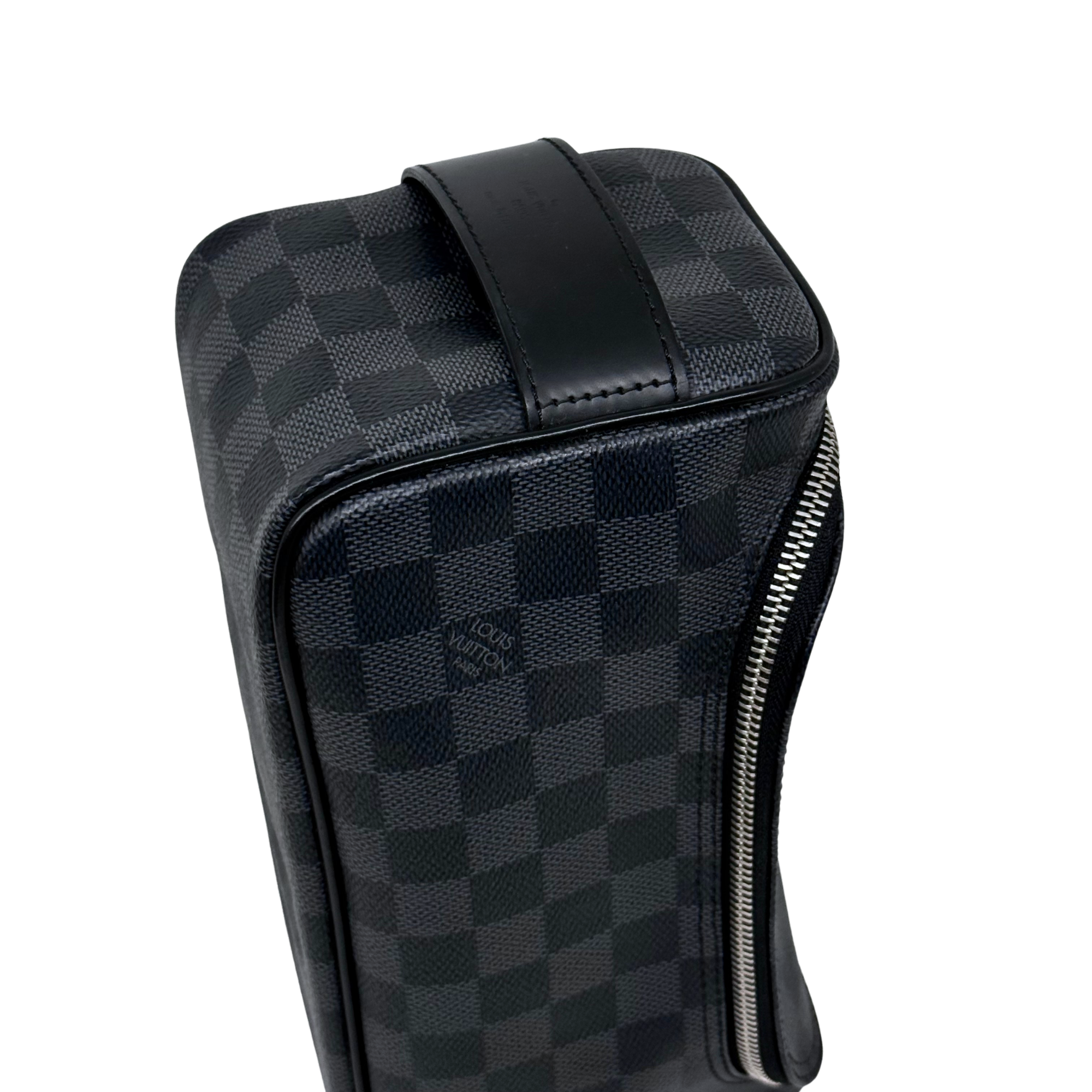 Louis Vuitton Damier Graphite Toiletry Pouch clutch bag black (brand new)